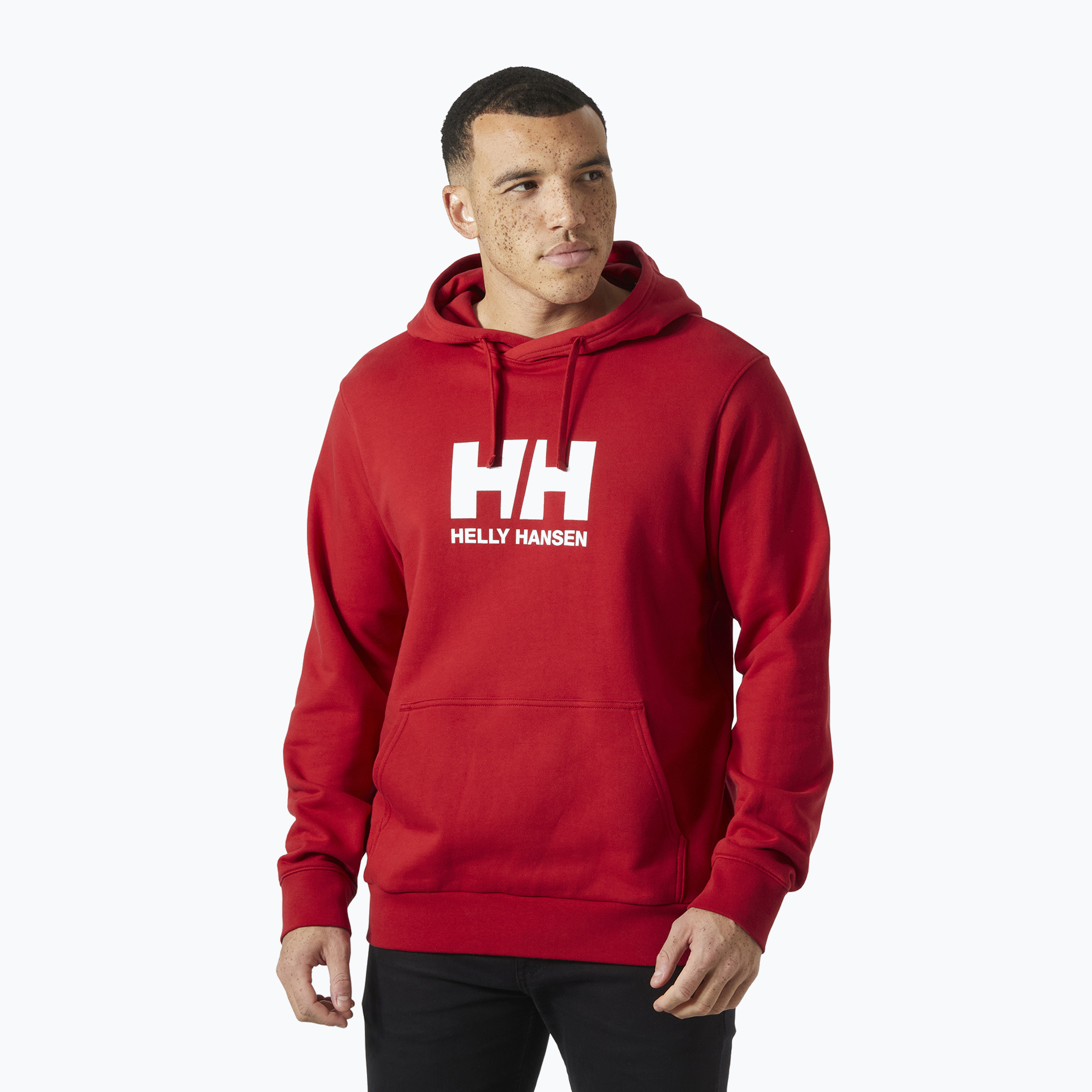 Bluza męska Helly Hansen HH Logo Hoodie red