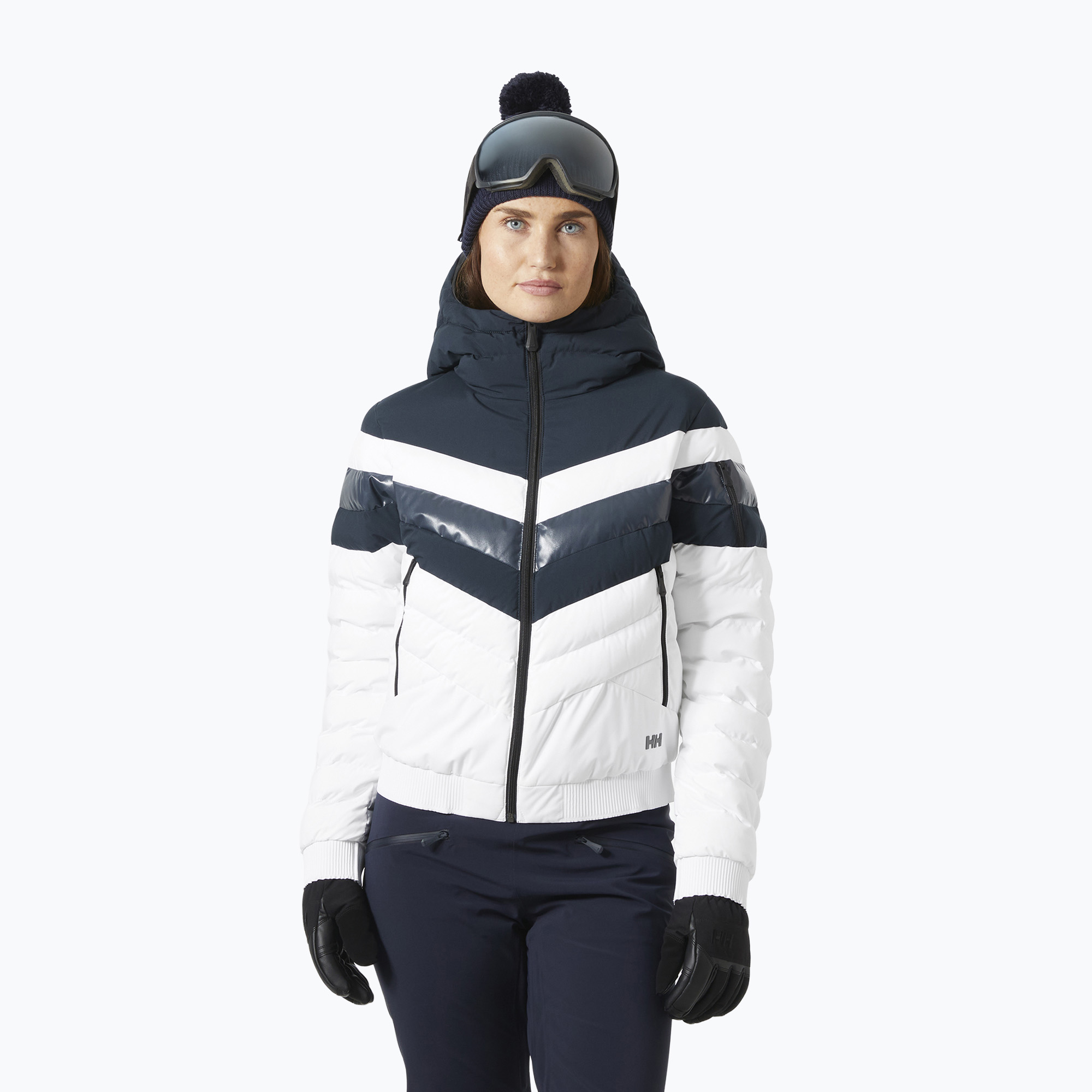 Дамско ски яке Helly Hansen Imperial Short Puffy navy