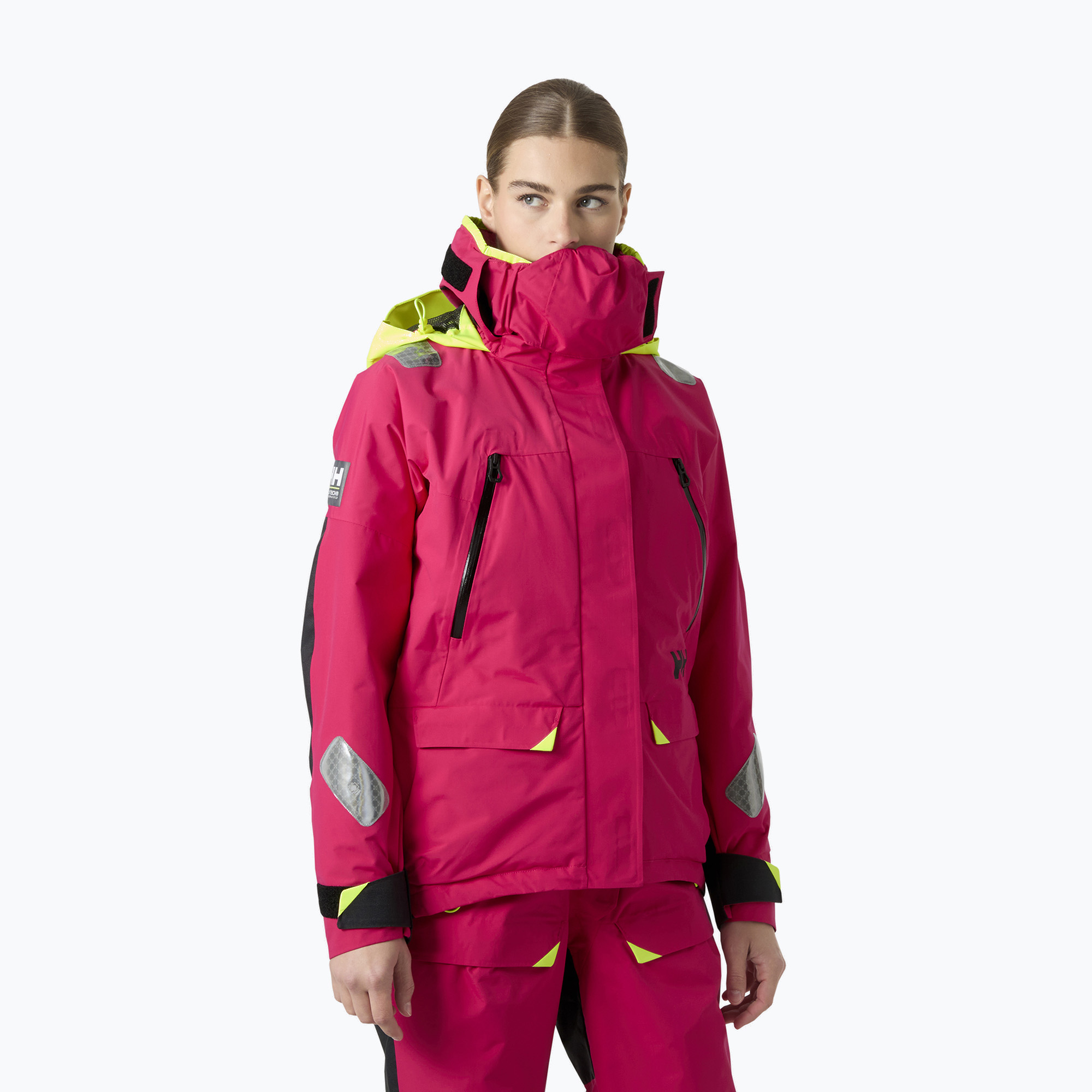 Дамско ветроходно яке Helly Hansen Skagen Offshore cranberry
