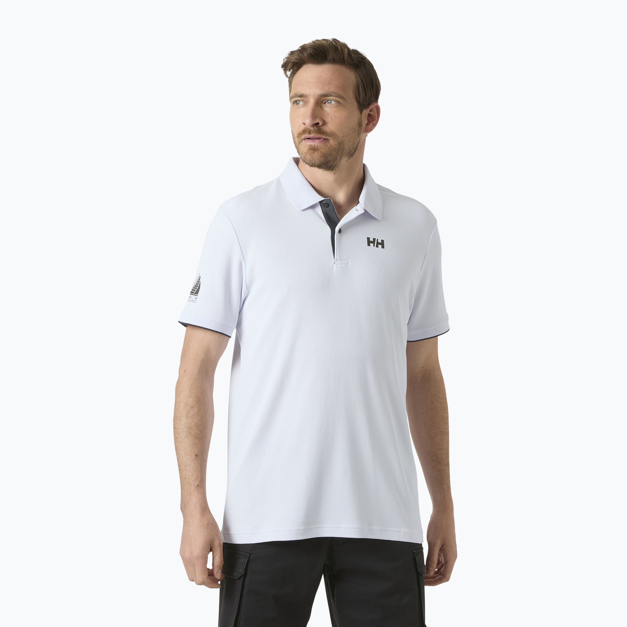 Мъжка поло тениска Helly Hansen Ocean Polo 2.0 even light purple