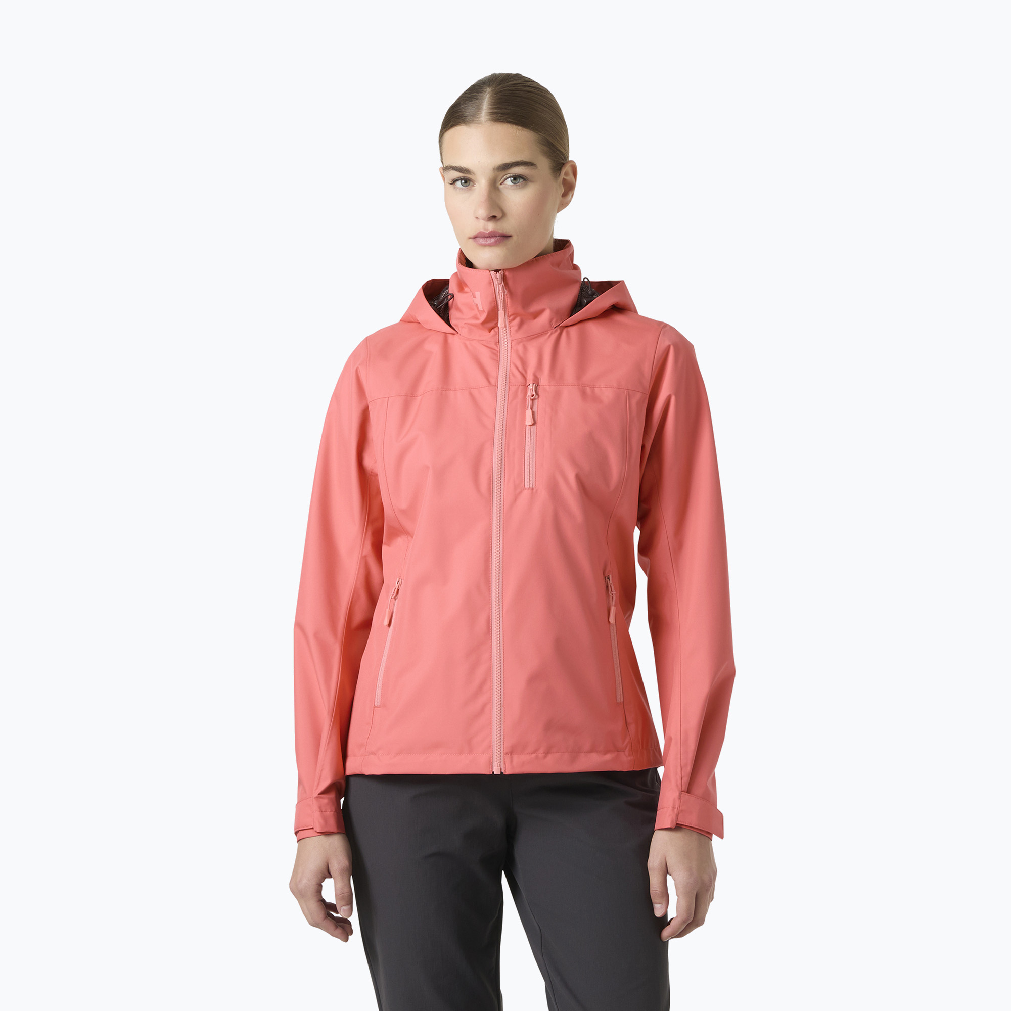 Дамско ветроходно яке Helly Hansen Crew Hooded 2.0 sunset pink