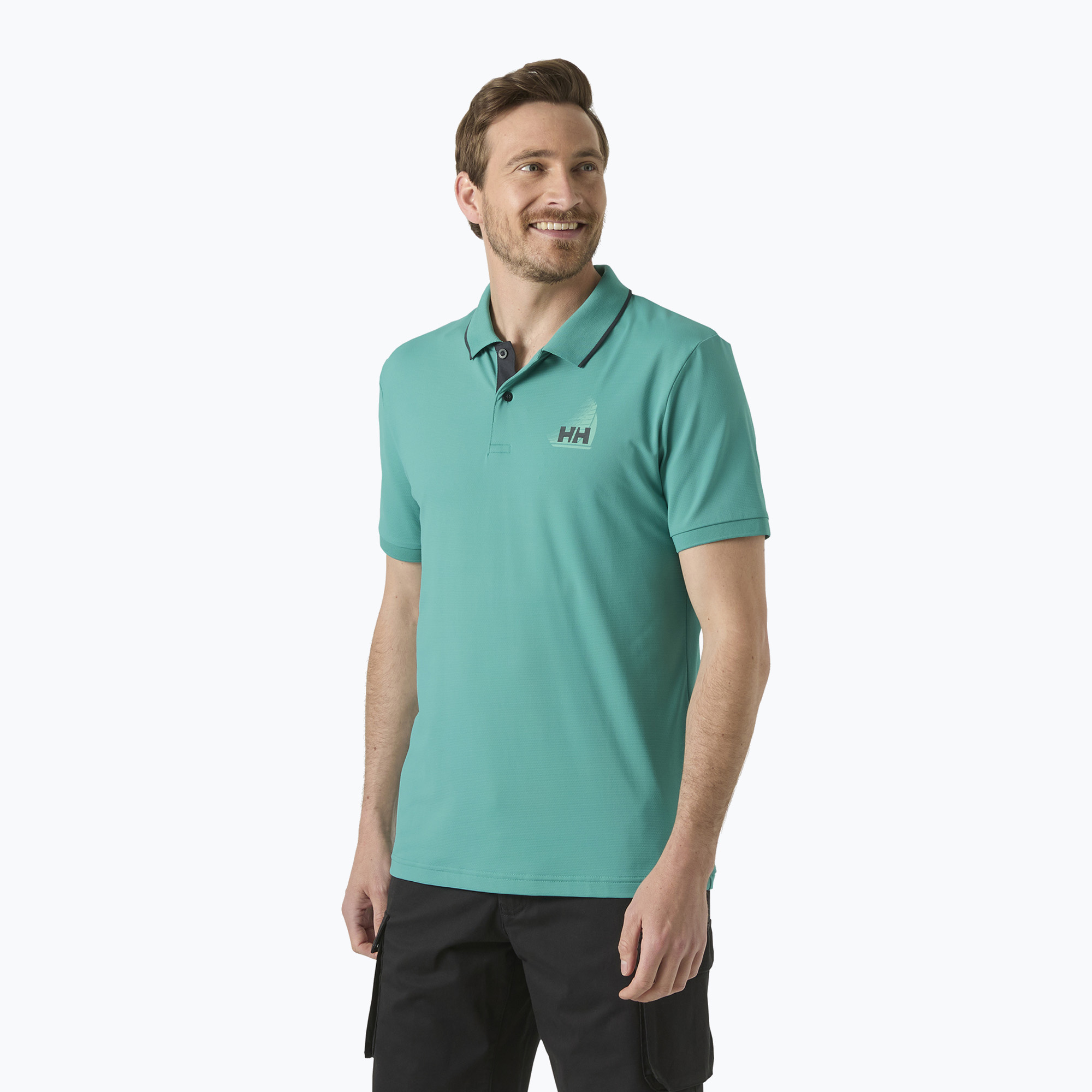 Мъжка поло тениска Helly Hansen Hp Figari Polo dark mint