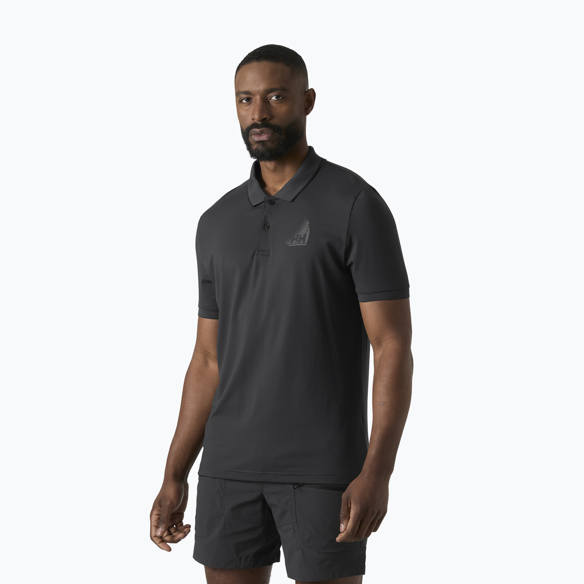 Мъжка поло тениска Helly Hansen Hp Figari Polo ebony
