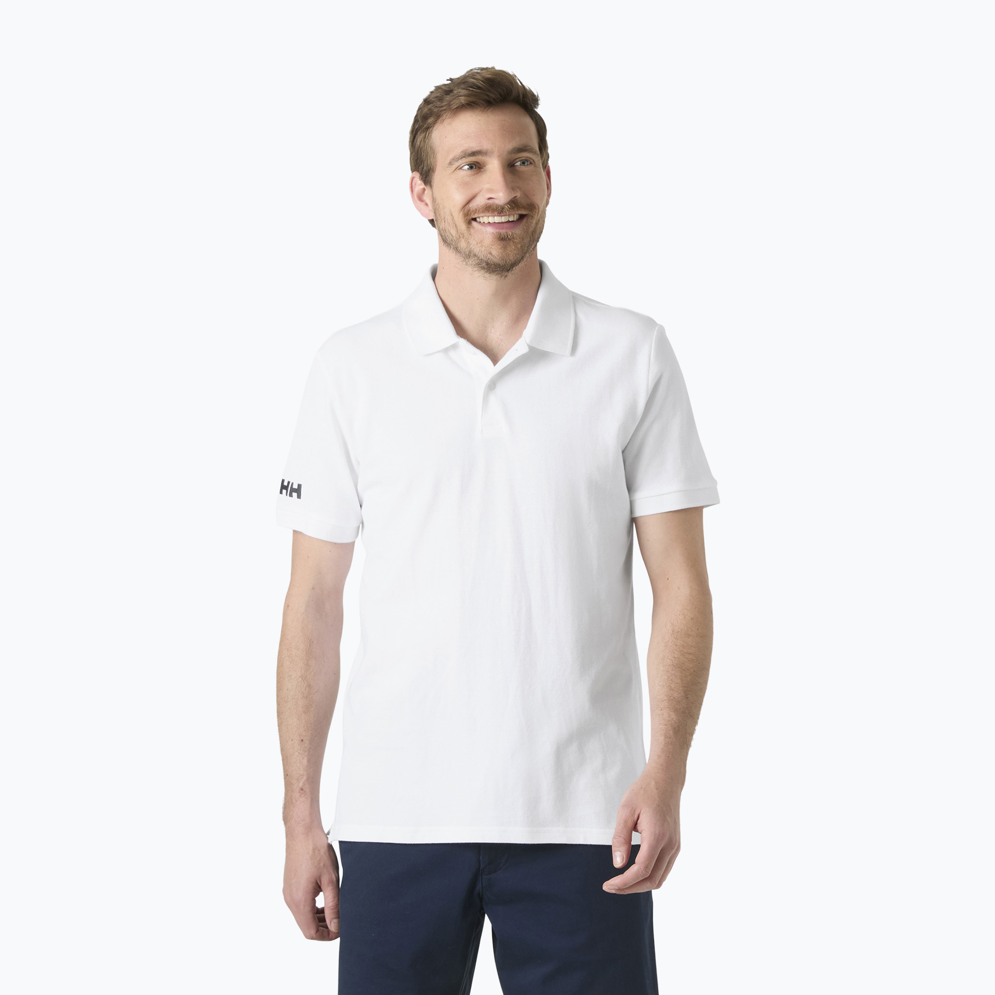 Koszulka polo męska Helly Hansen Crew Polo Pique white