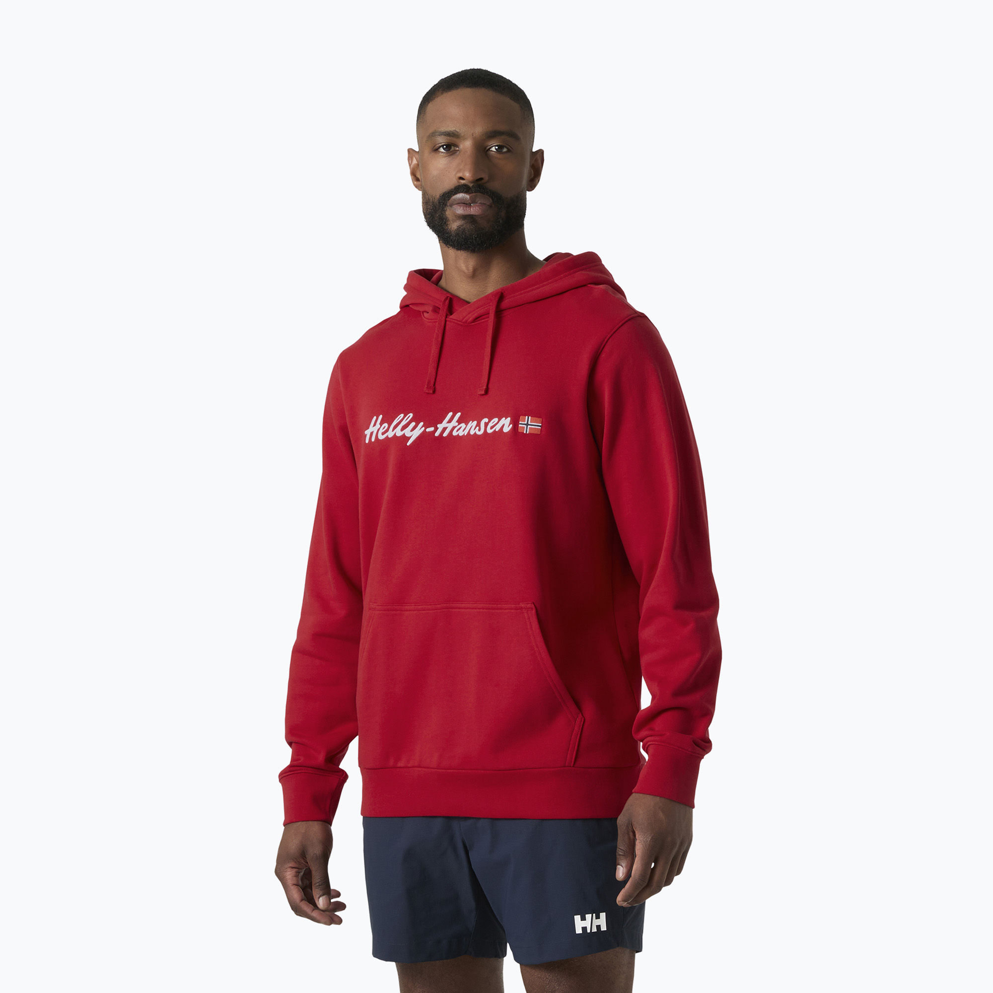 Мъжки суитшърт Helly Hansen Core Graphic Hoodie red