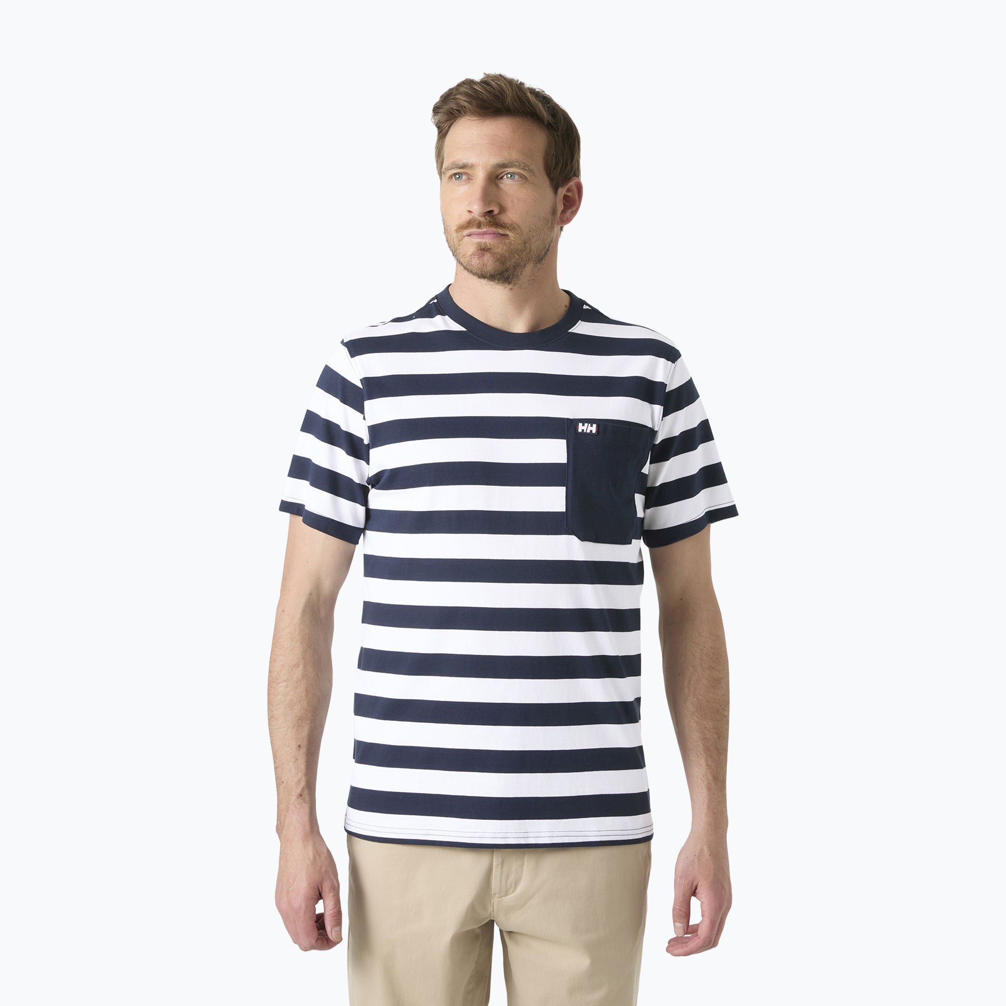 Koszulka męska Helly Hansen Hudson navy stripe