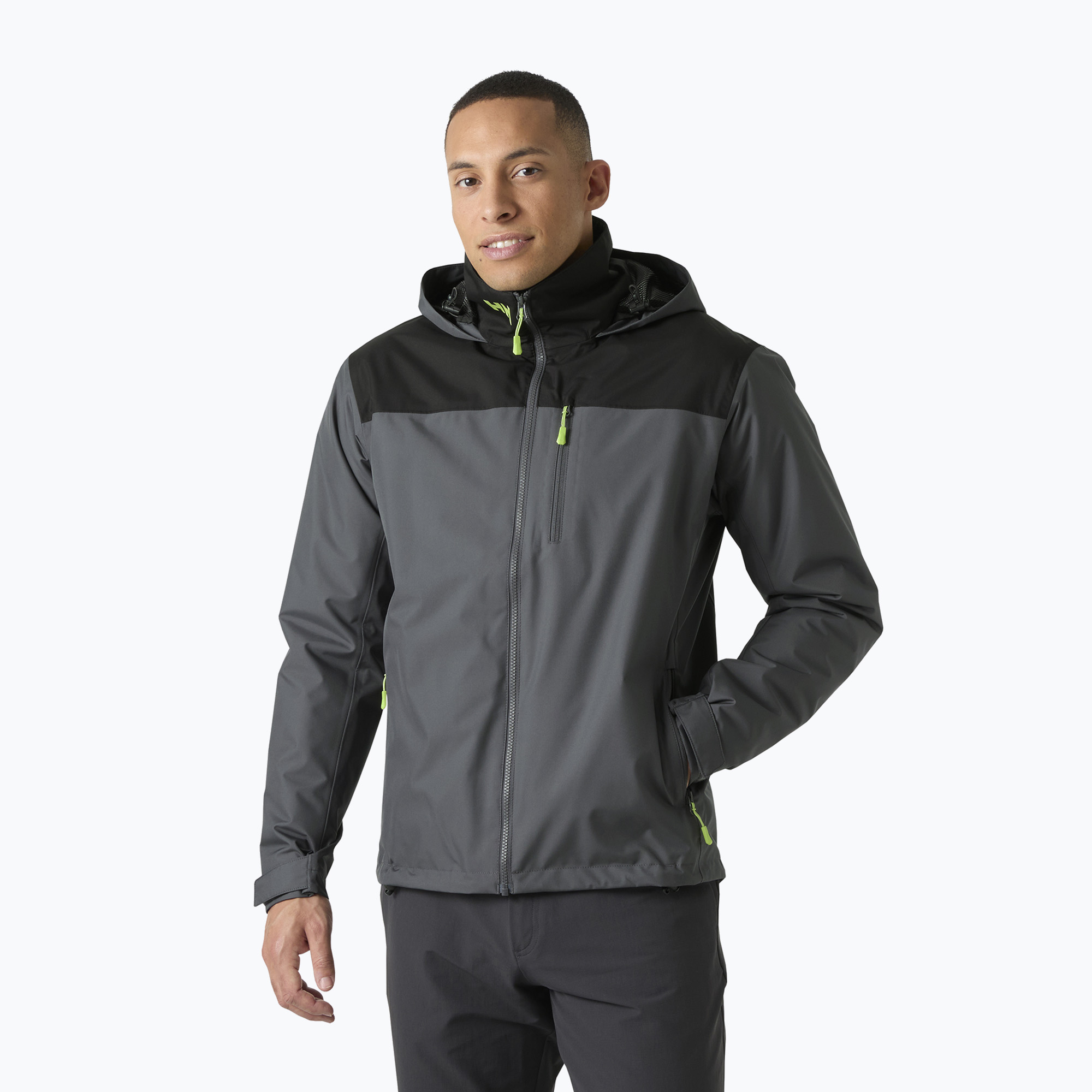 Kurtka żeglarska męska Helly Hansen Crew Hooded Midlayer 2 thunder grey 