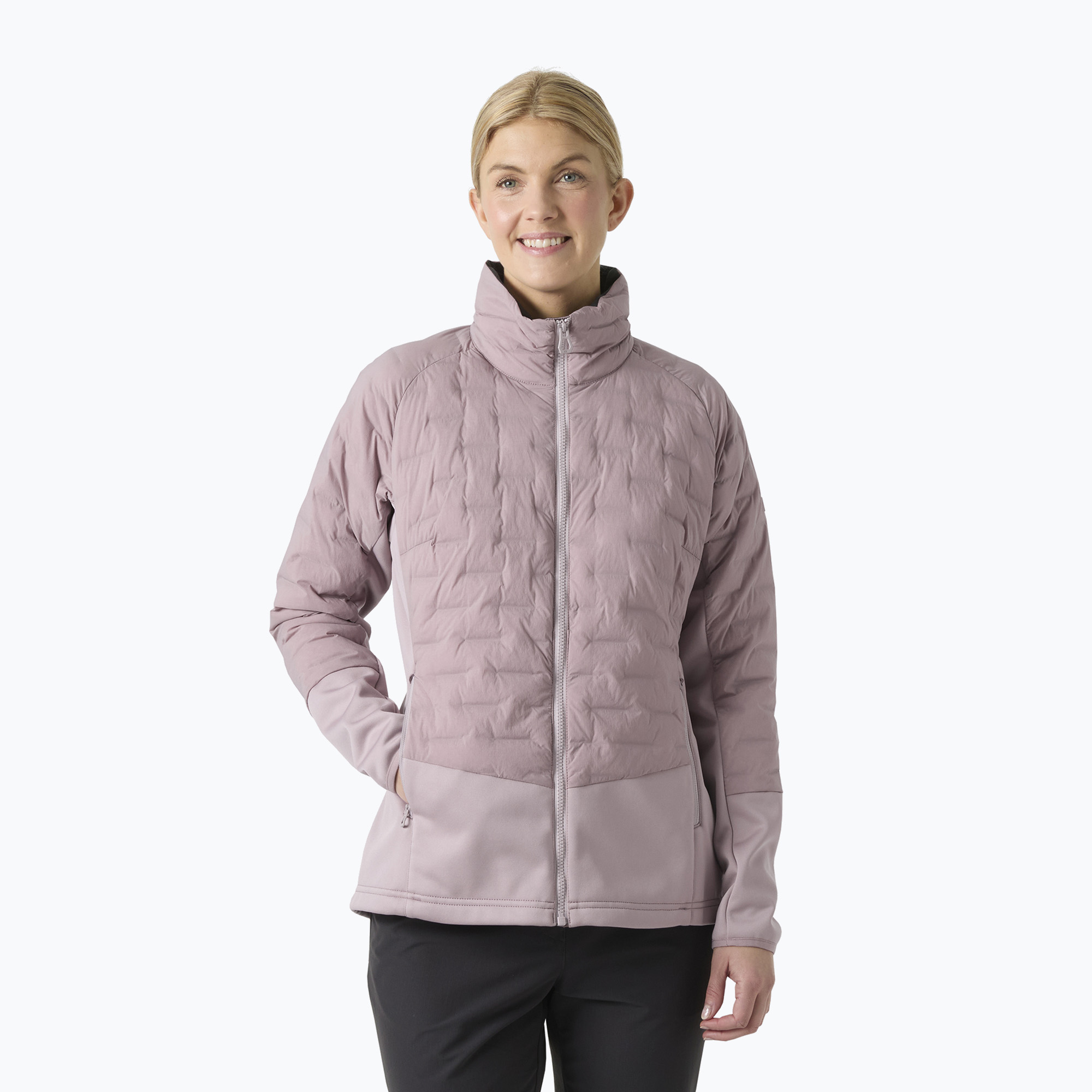 Dámská hybridní bunda Helly Hansen HP Hybrid Stretch Insulator purple clay