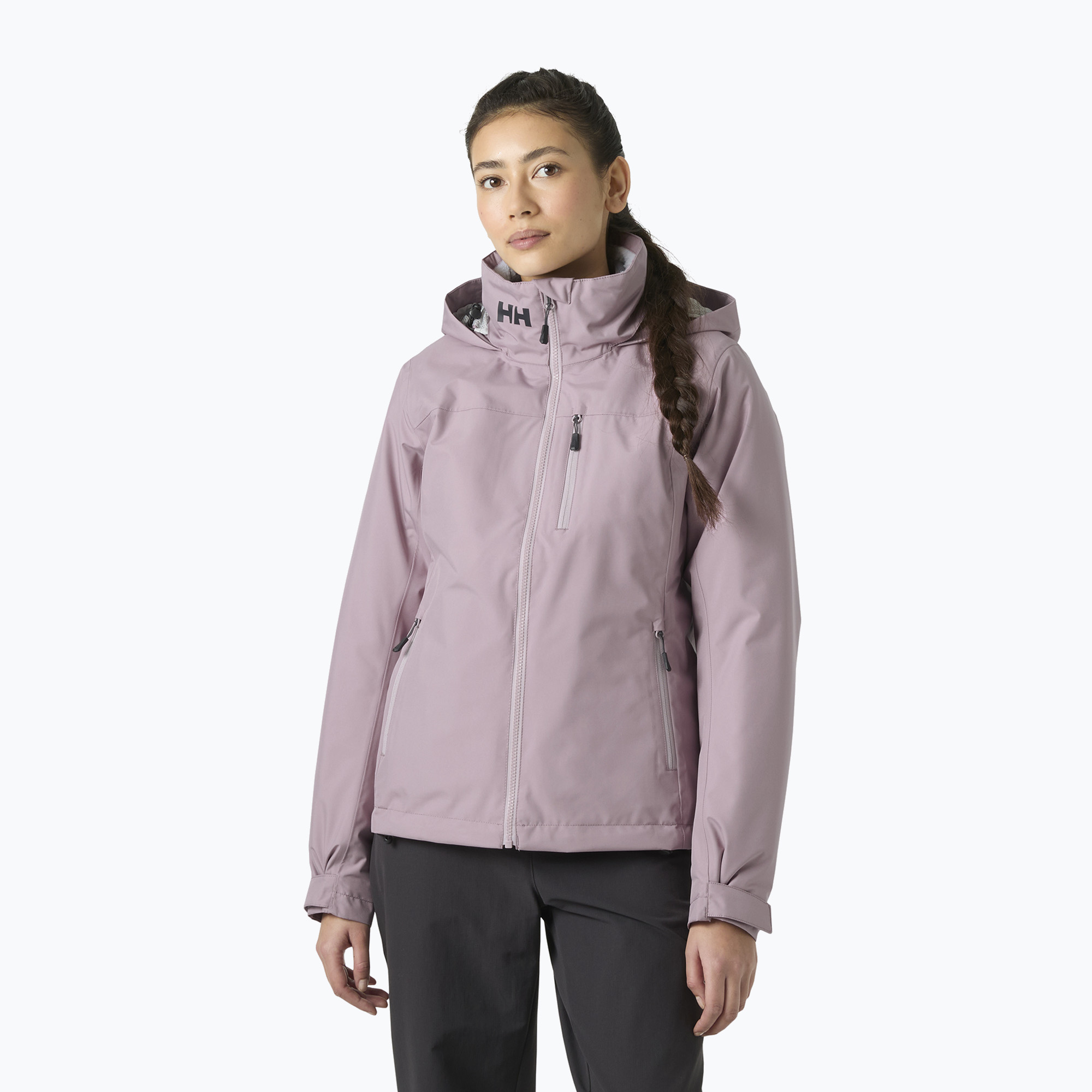 Geacă de navigație pentru femei Helly Hansen Crew Hooded Pile purple clay