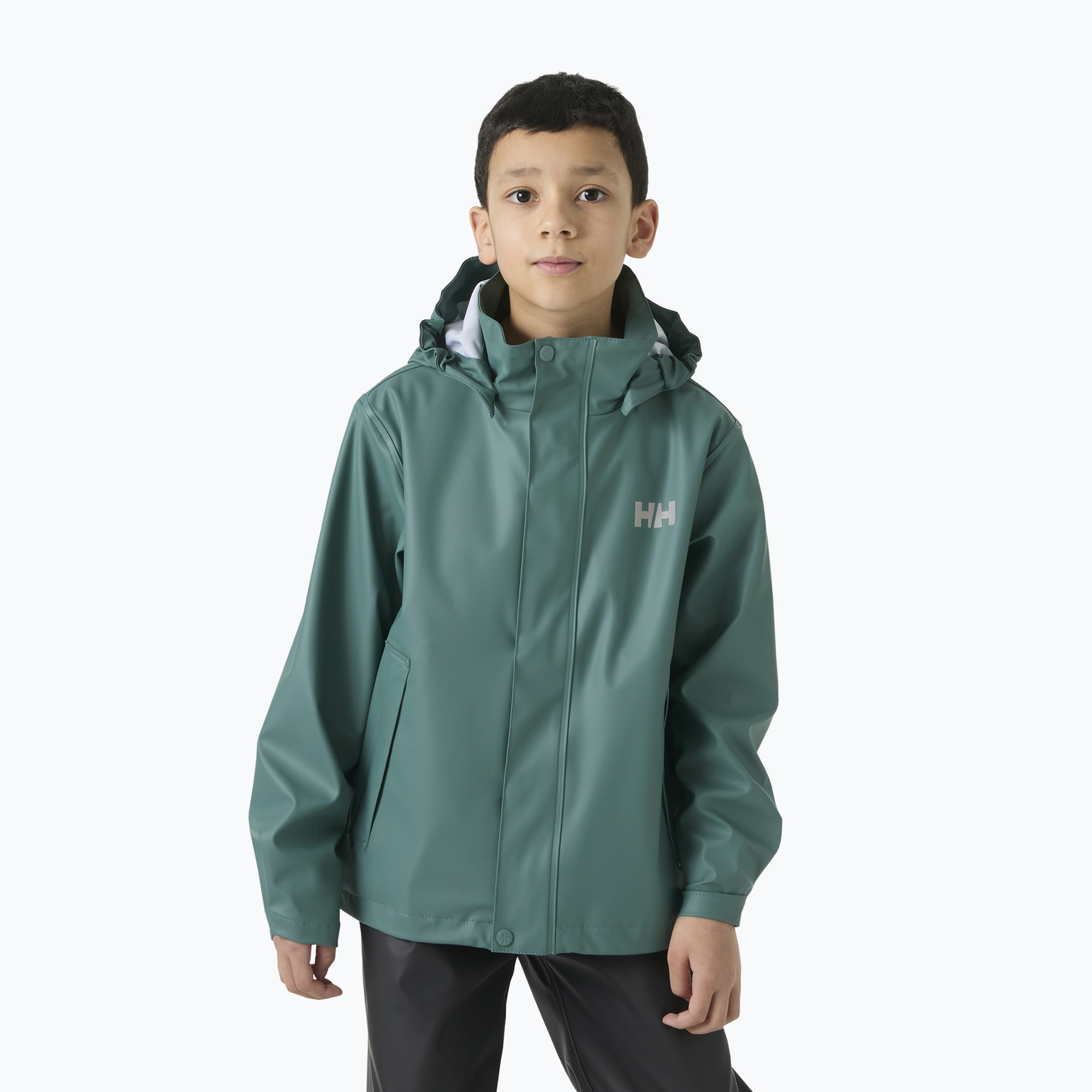Детско яке за ветроходство Helly Hansen Moss opal green