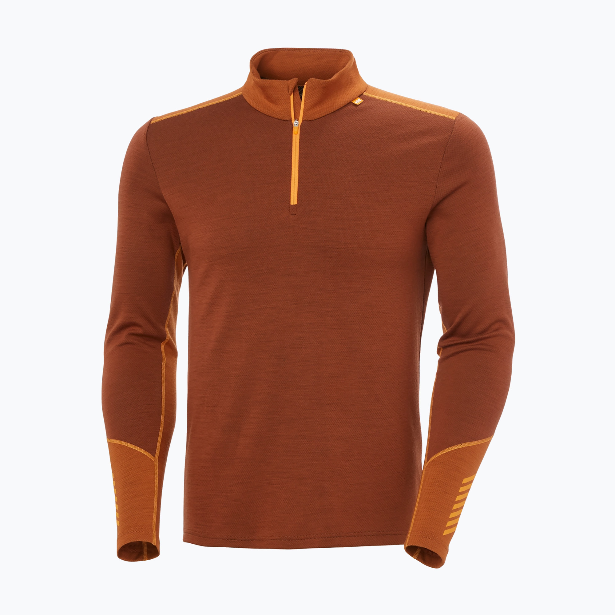 Pánská termo mikina Helly Hansen Lifa Merino Midweight 1/2 Zip iron oxide