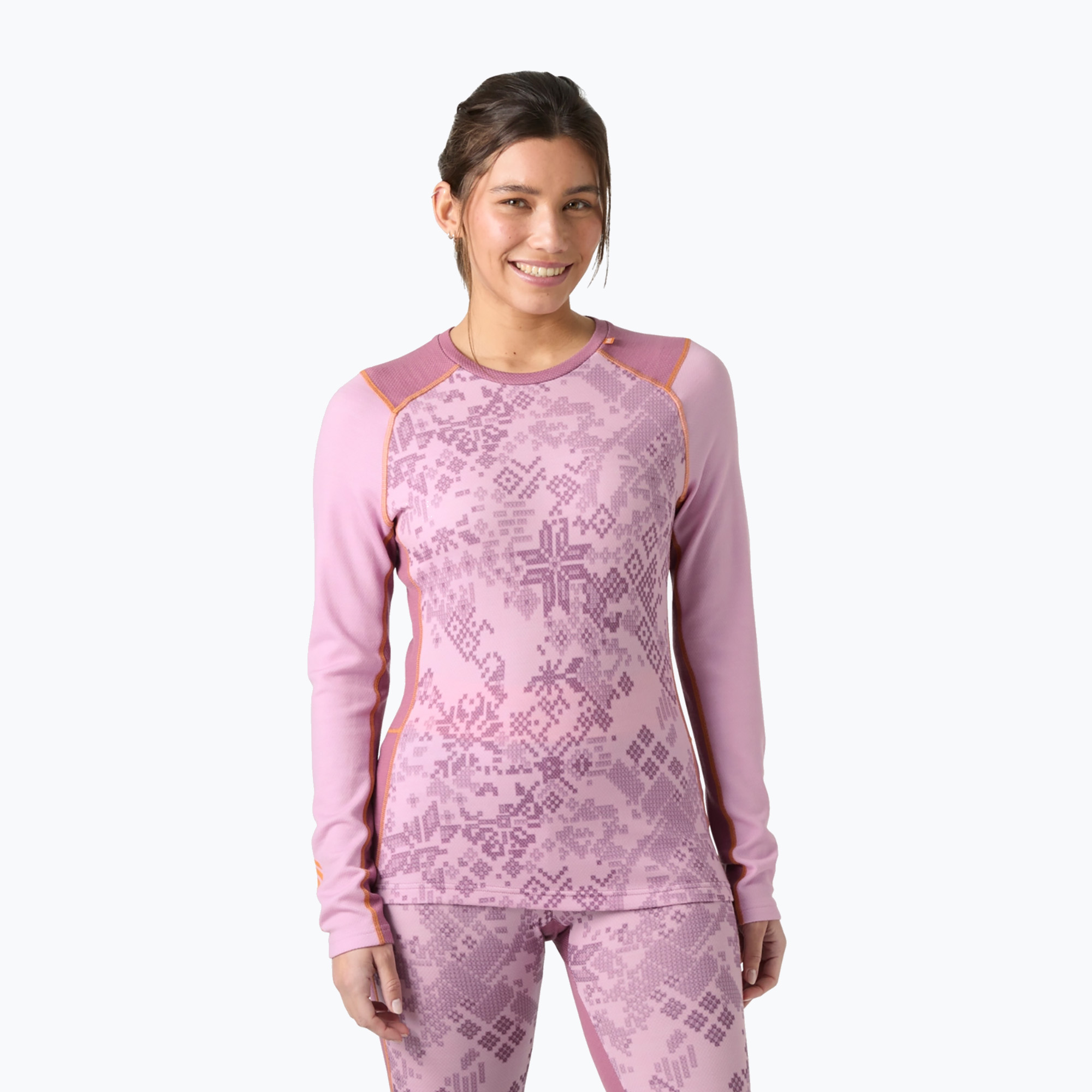 Bluza termoaktywna damska Helly Hansen Lifa Merino Midweight Gra cherry blossom new nordic | WYSYŁKA W 24H | 30 DNI NA ZWROT