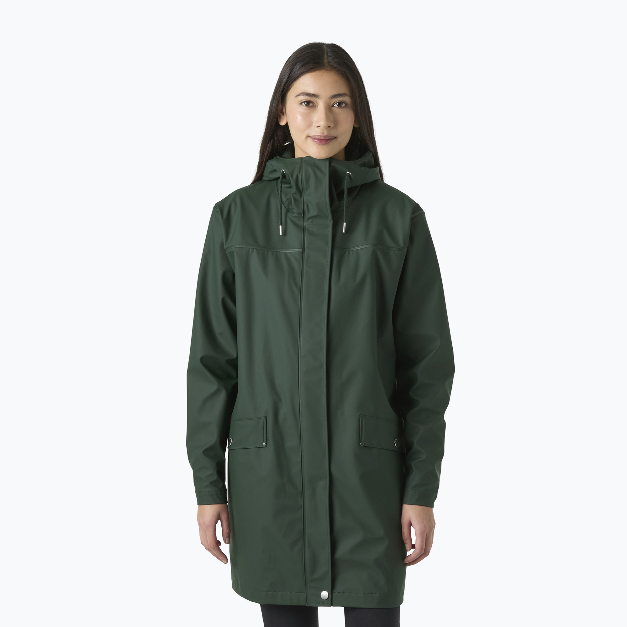 Дамски дъждобран Helly Hansen Moss Rain Coat dark jungle
