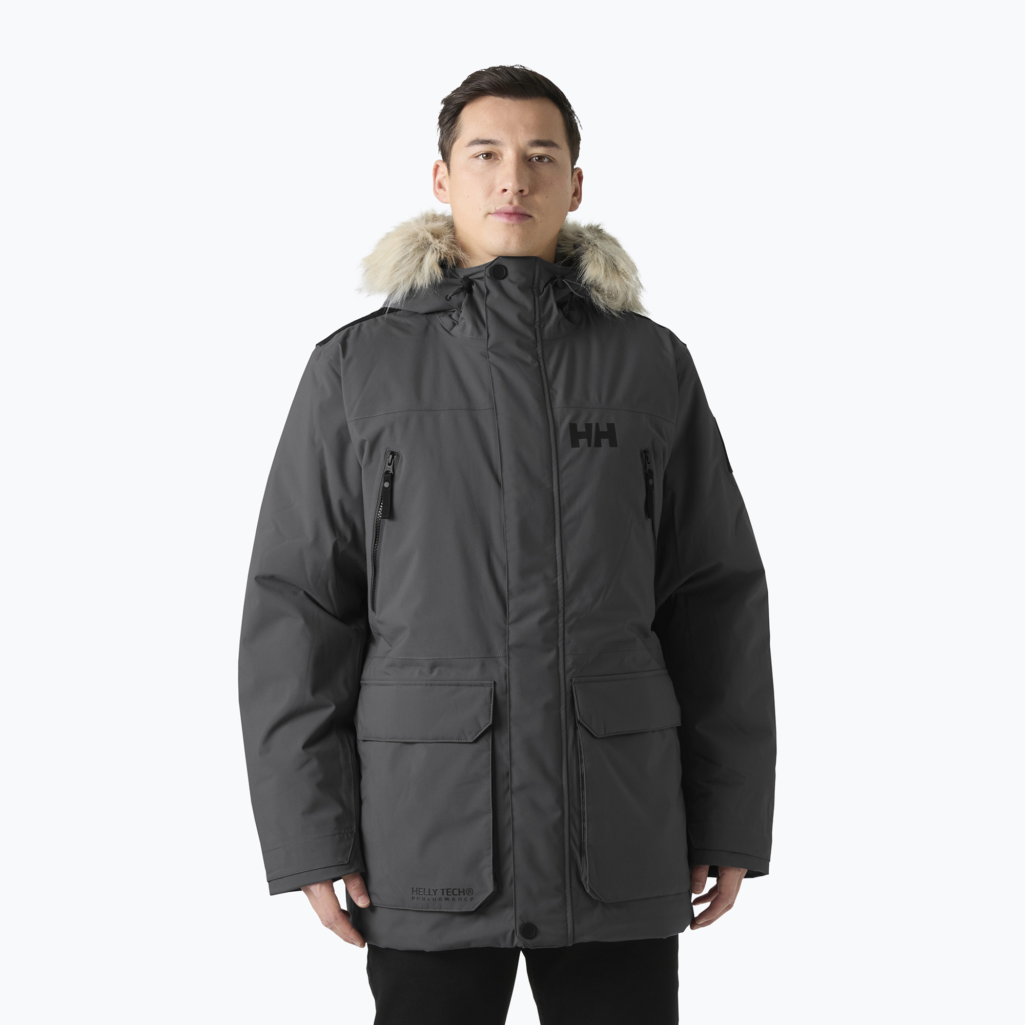 Мъжко зимно яке Helly Hansen Reine Parka thunder grey