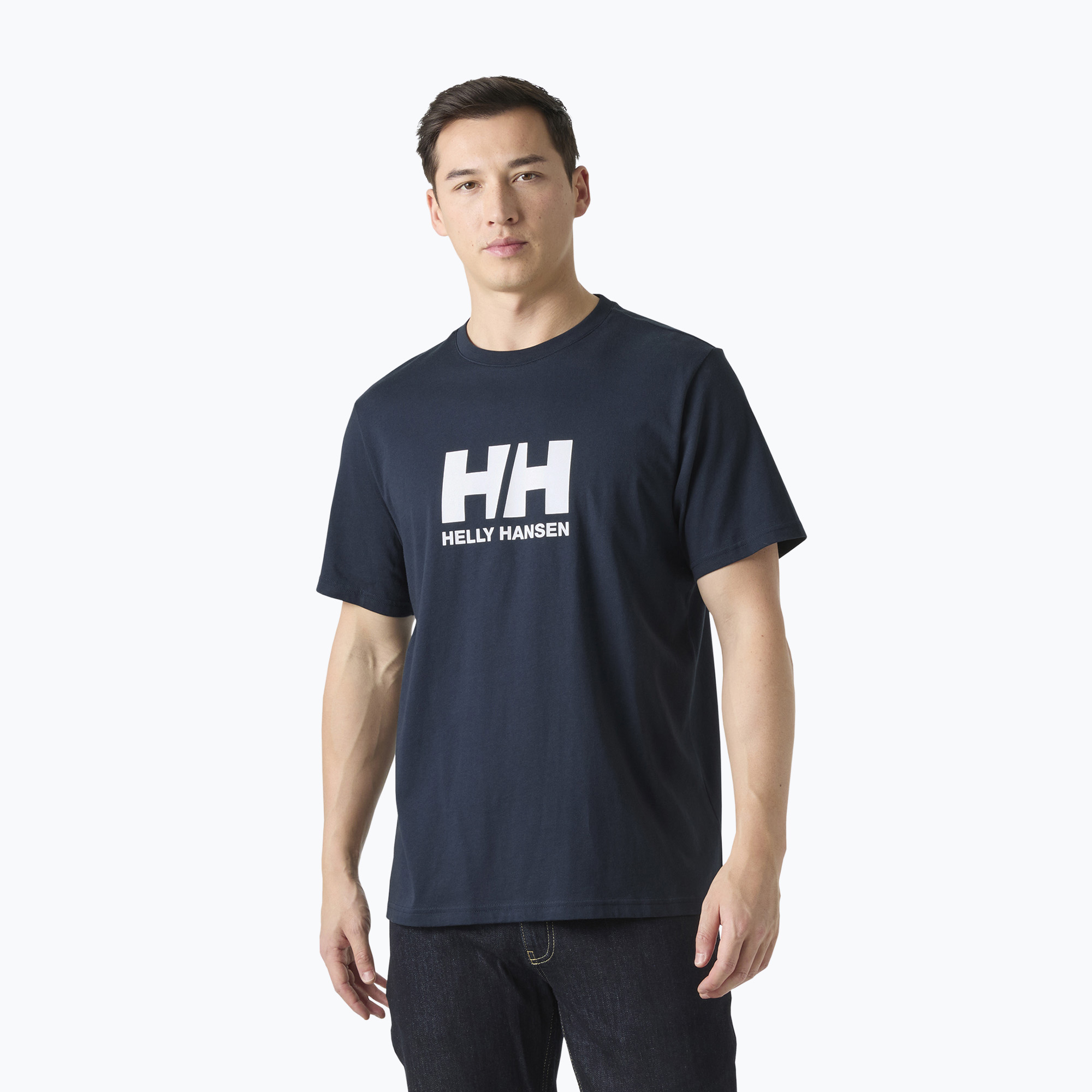 Koszulka męska Helly Hansen Logo 3.0 SS navy