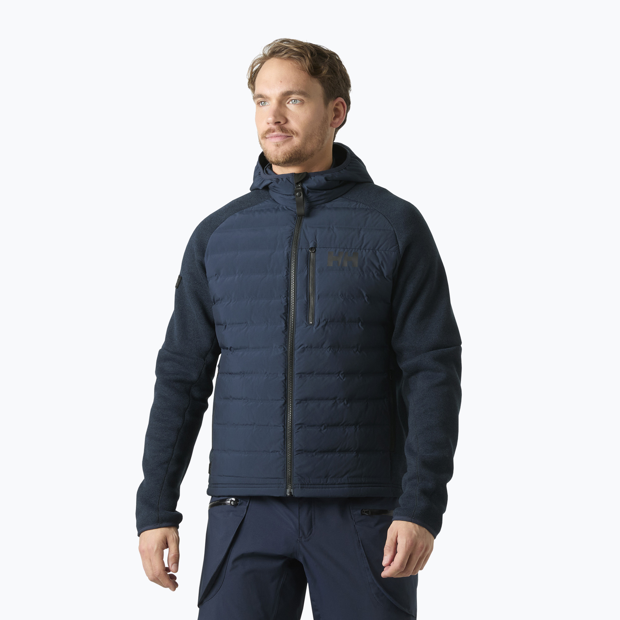 Мъжко хибридно яке Helly Hansen Skagen Hybrid Knit Insulator navy