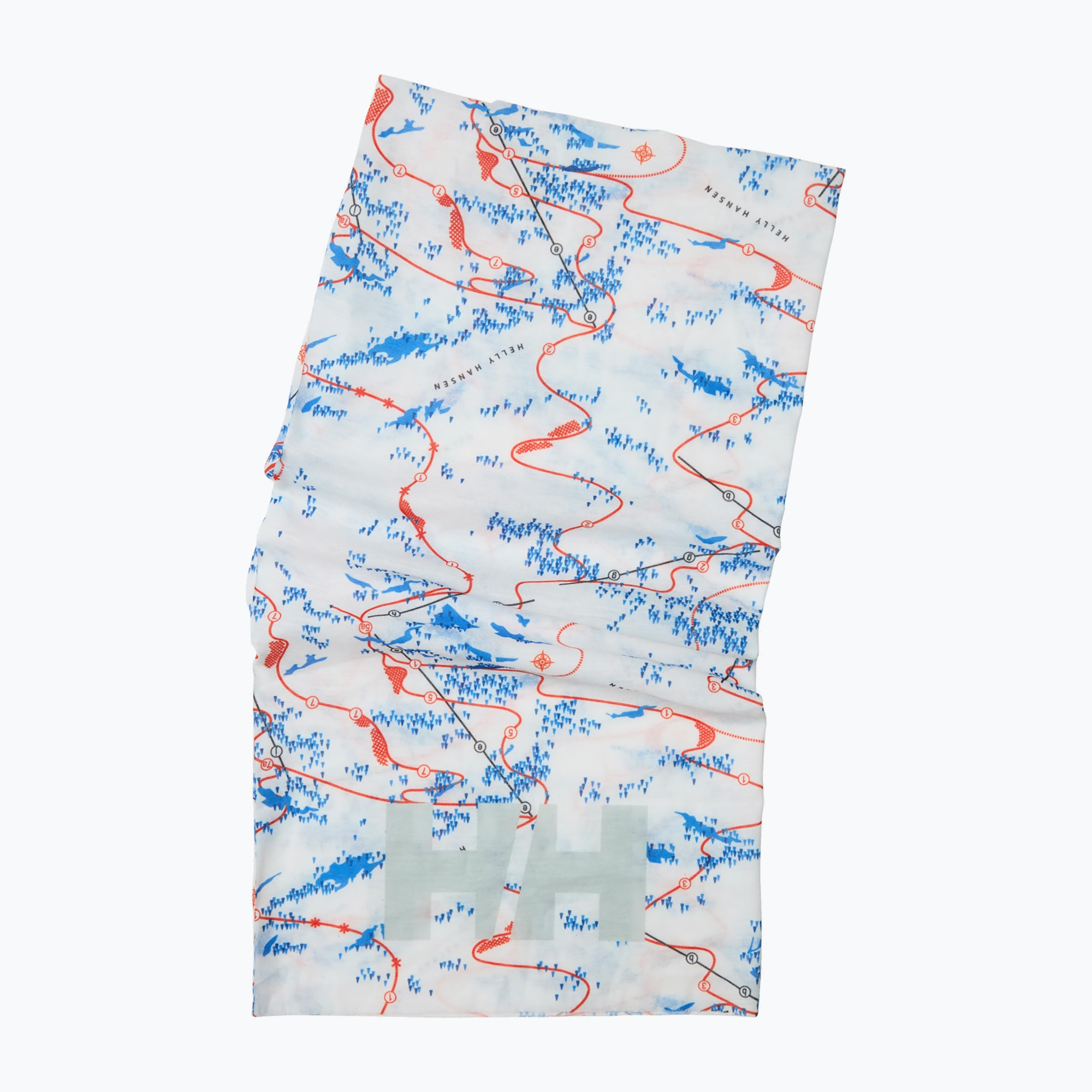 Шал комин Helly Hansen Neck white slope map aop