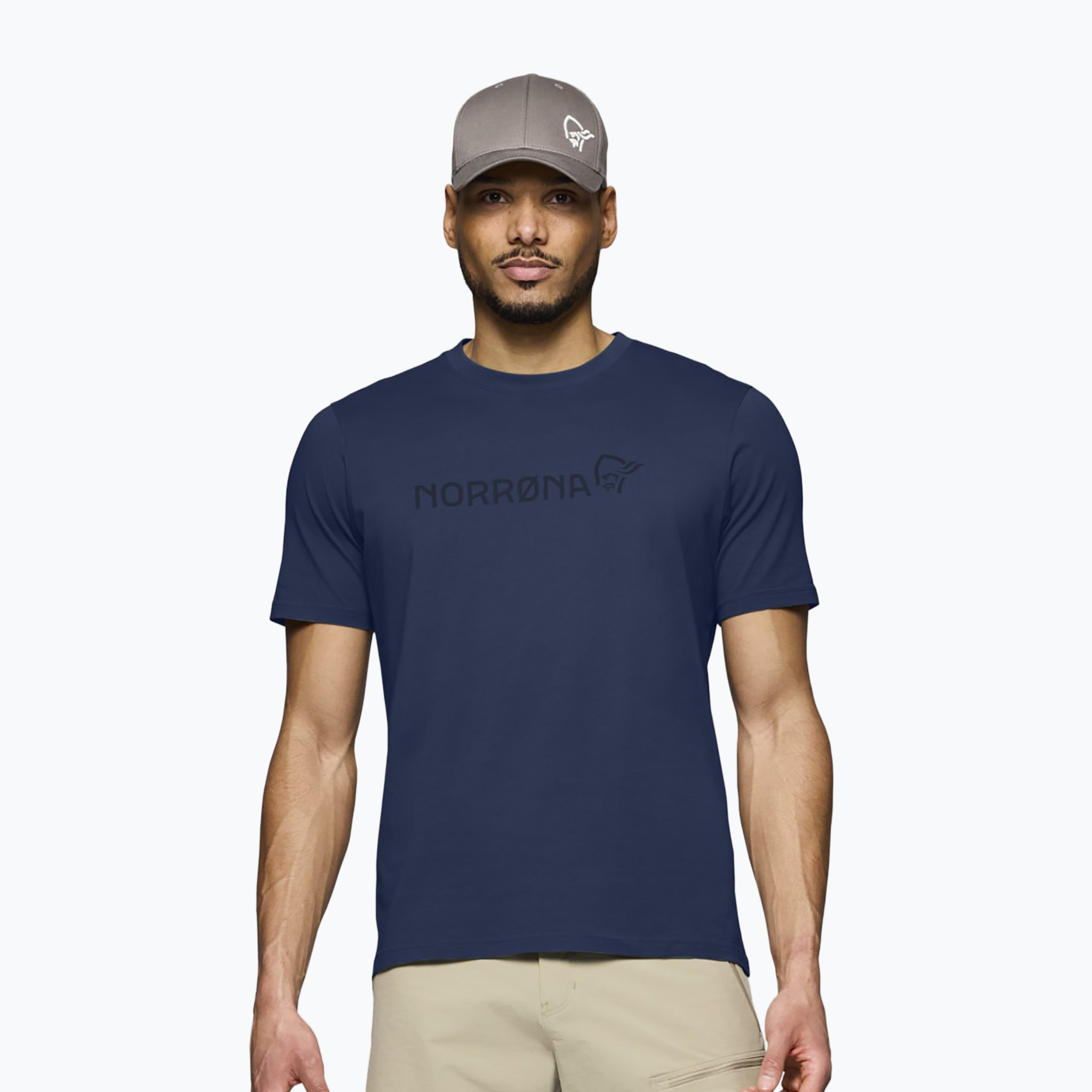 Мъжка тениска NORRONA Cotton Viking indigo night