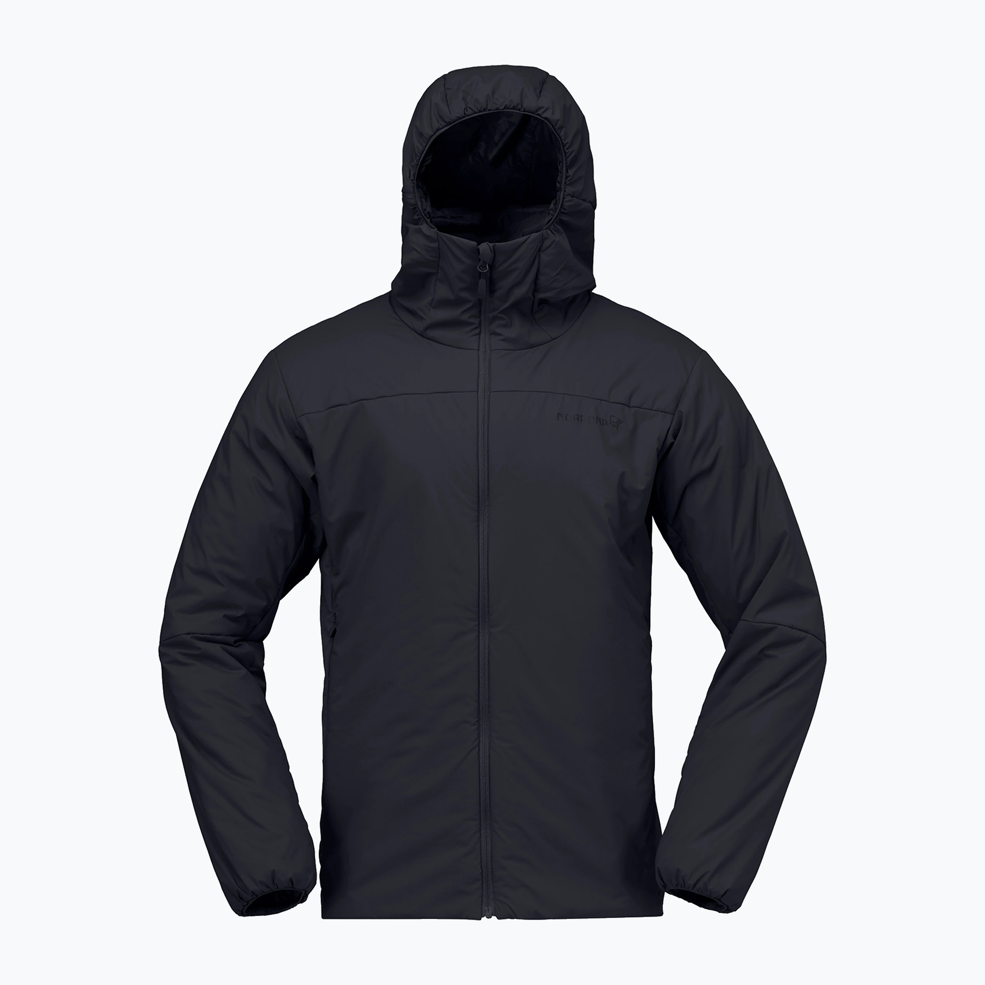 Мъжко ватирано яке NORRONA Femund Thermo60 Zip Hood caviar black