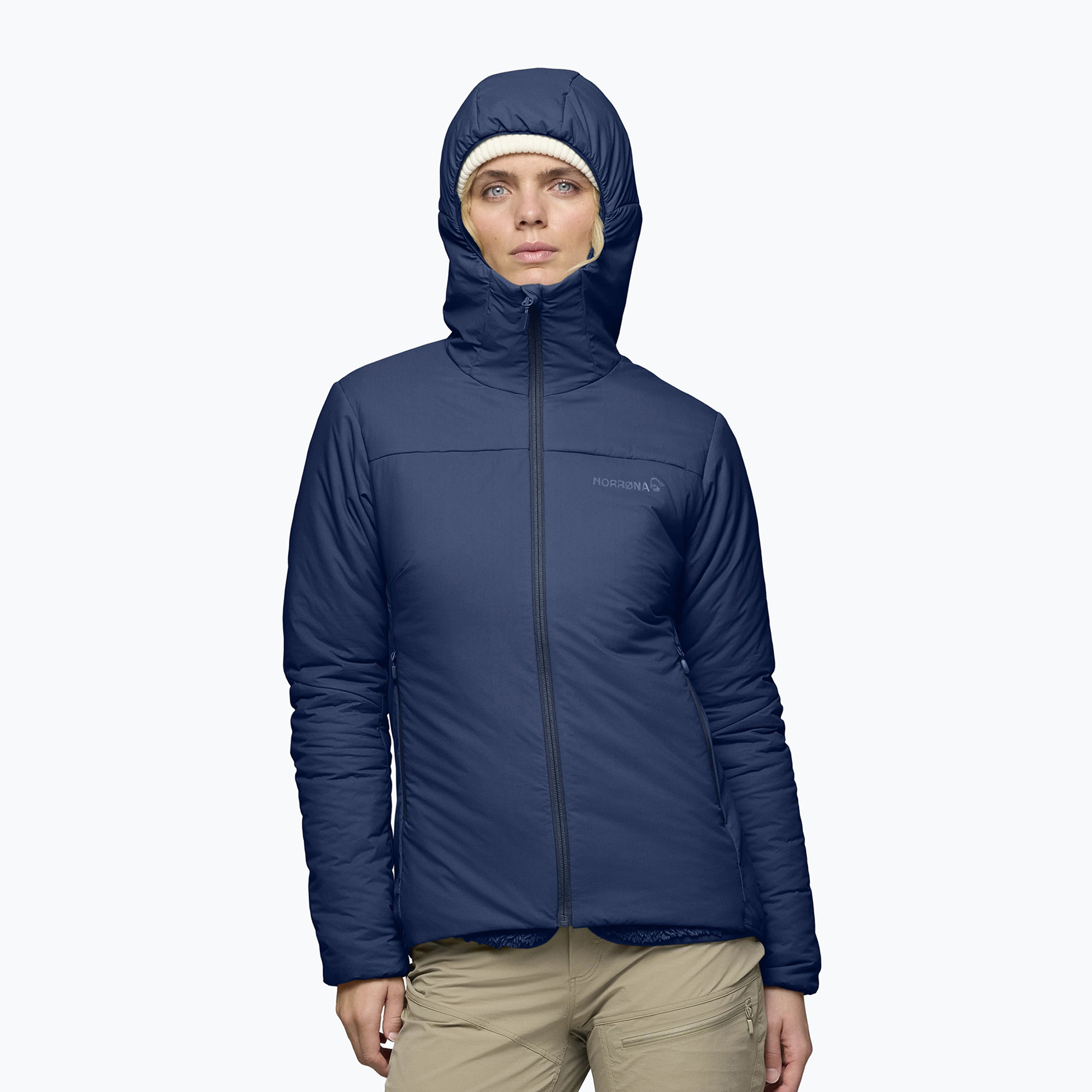 Дамско ватирано яке NORRONA Femund Thermo60 Zip Hood indigo night