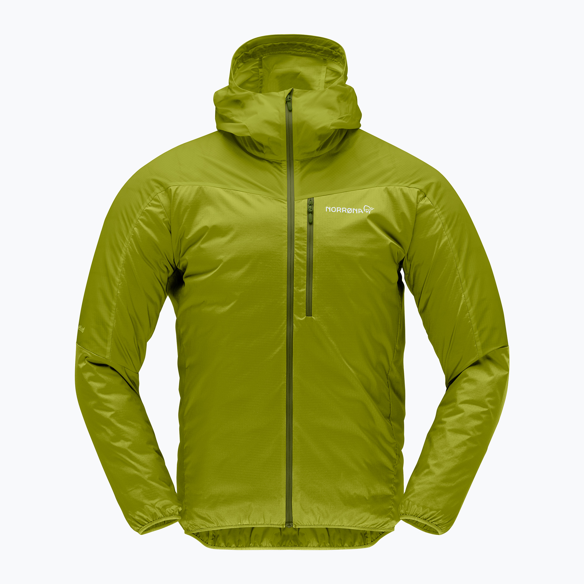 Мъжко ветроустойчиво яке NORRONA Faketind Aero60 Zip Hood golden lime