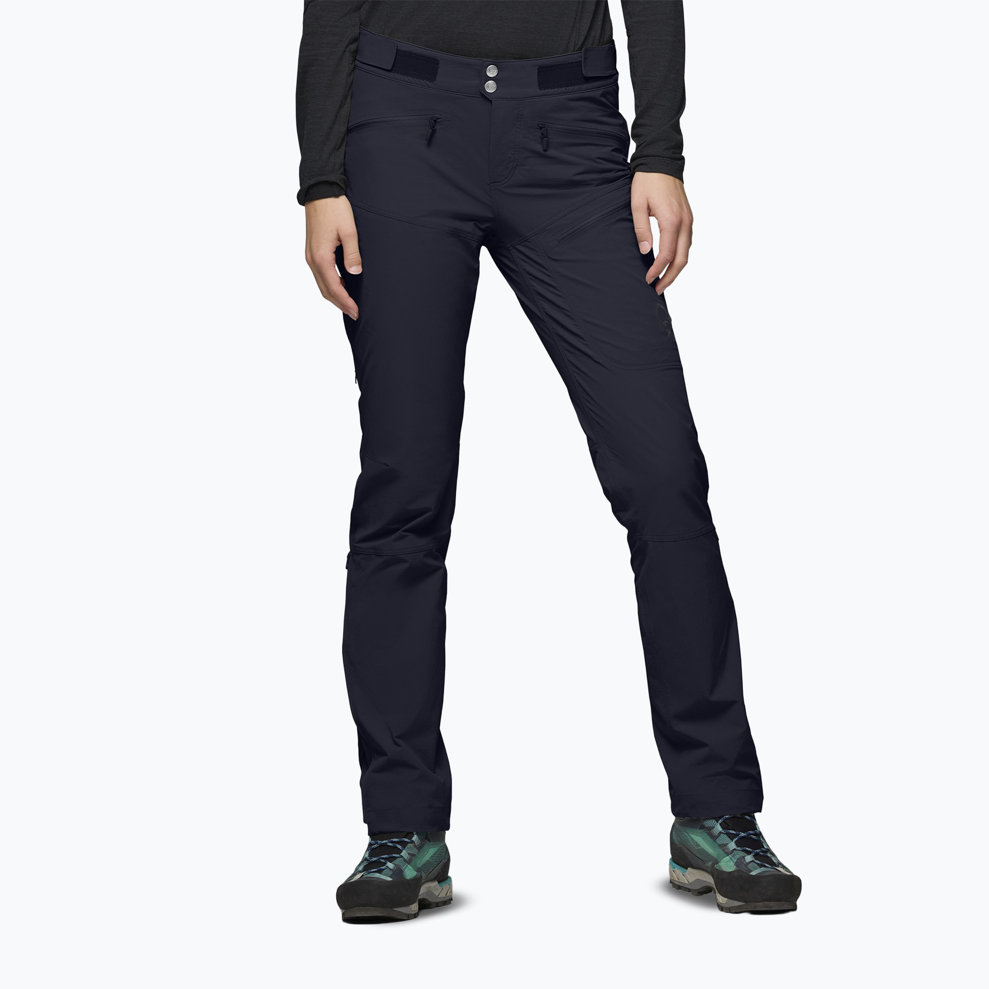 Dámske trekingové nohavice NORRONA Femund Flex1 Lightweight caviar black
