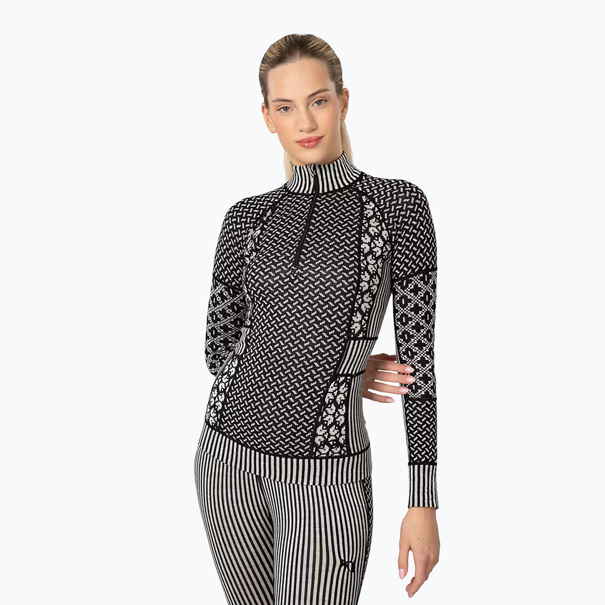 Dámska termo bielizeň KARI TRAA Smekker Half Zip black