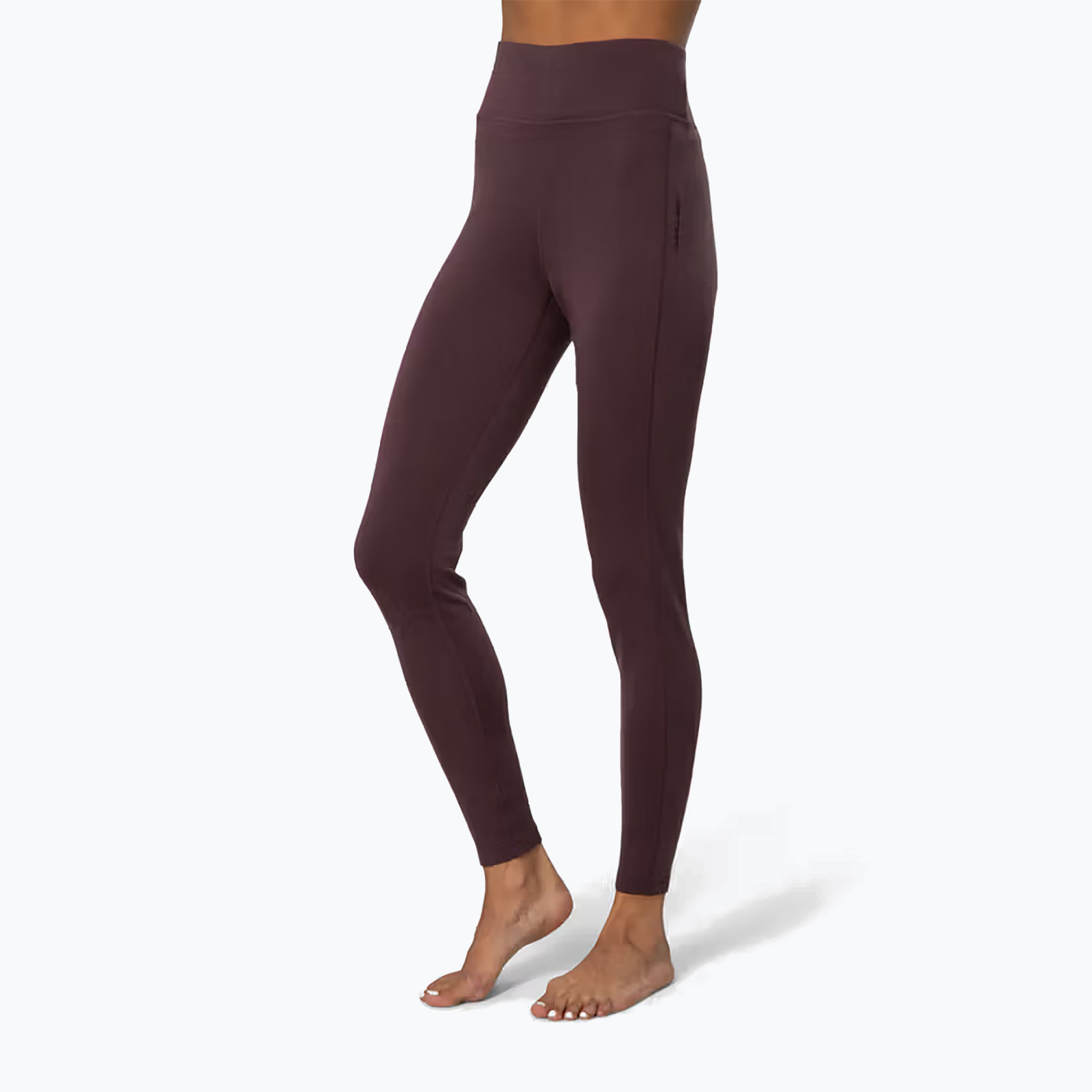 Pantaloni termoactivi pentru femei KARI TRAA Ines cocoa powder