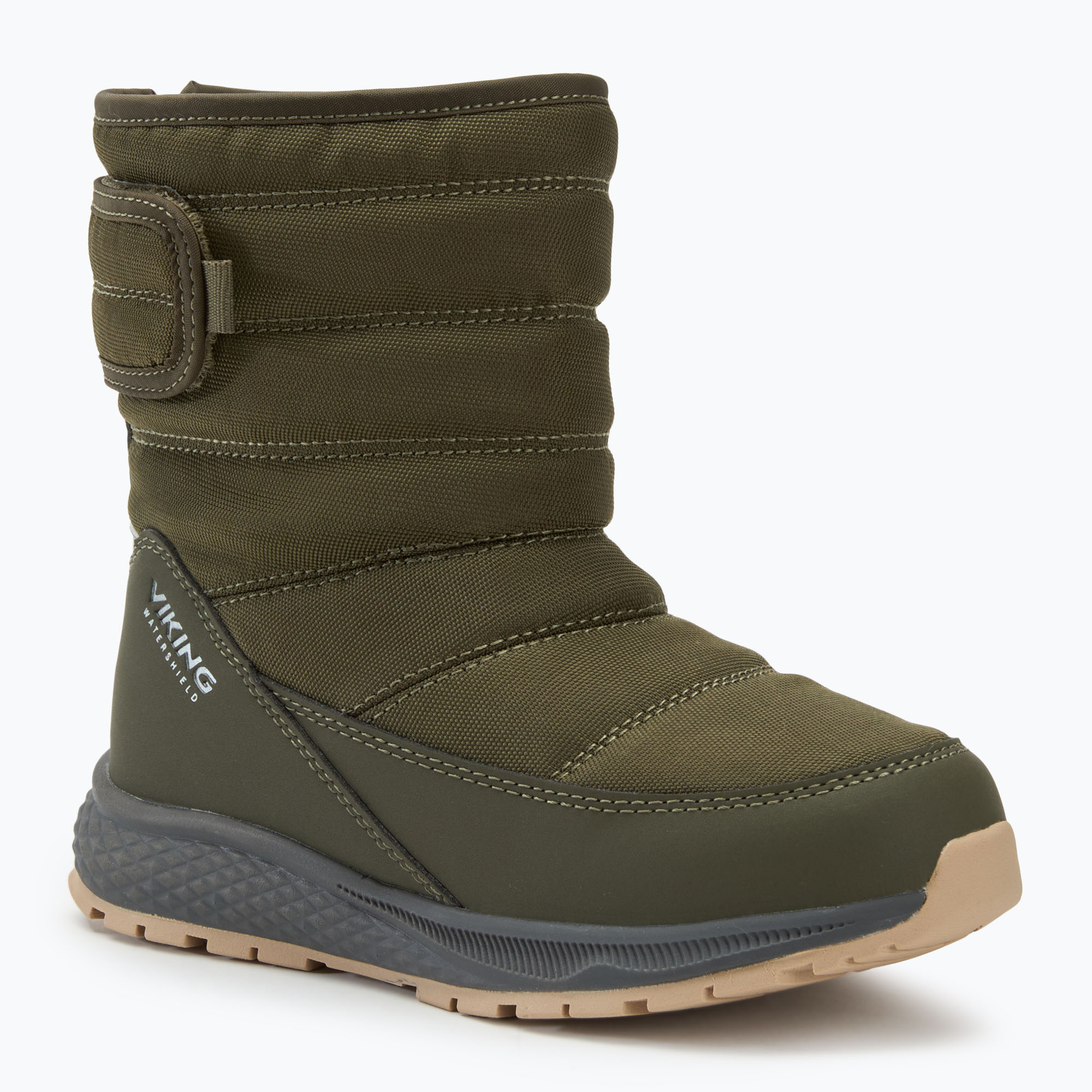Śniegowce dziecięce Viking Equip Warm Waterproof 1V Pull On olive 