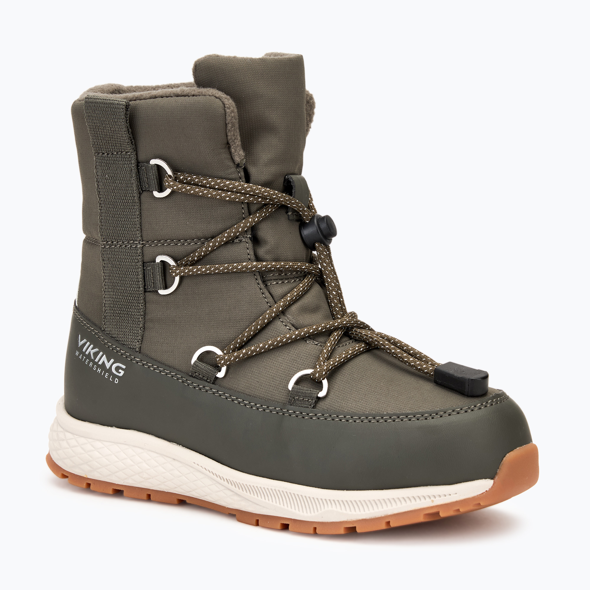 Viking Equip Warm Waterproof SL olive children's snow boots (35 EU)