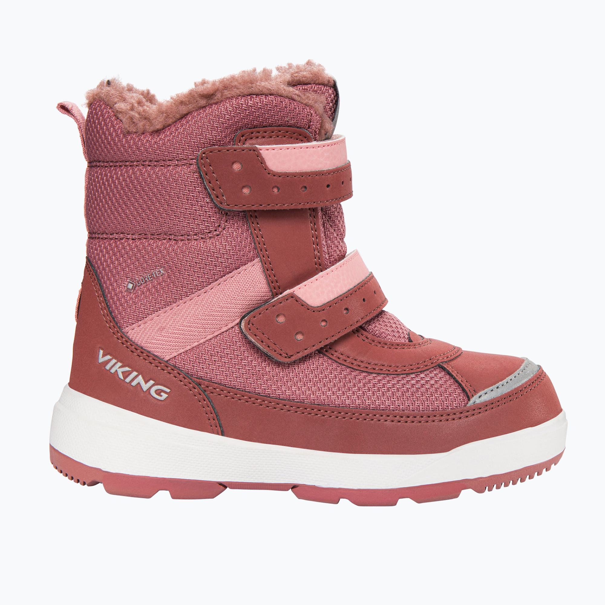 Śniegowce dziecięce Viking Footwear Play Reflex Warm GTX 2V pink/light pink 