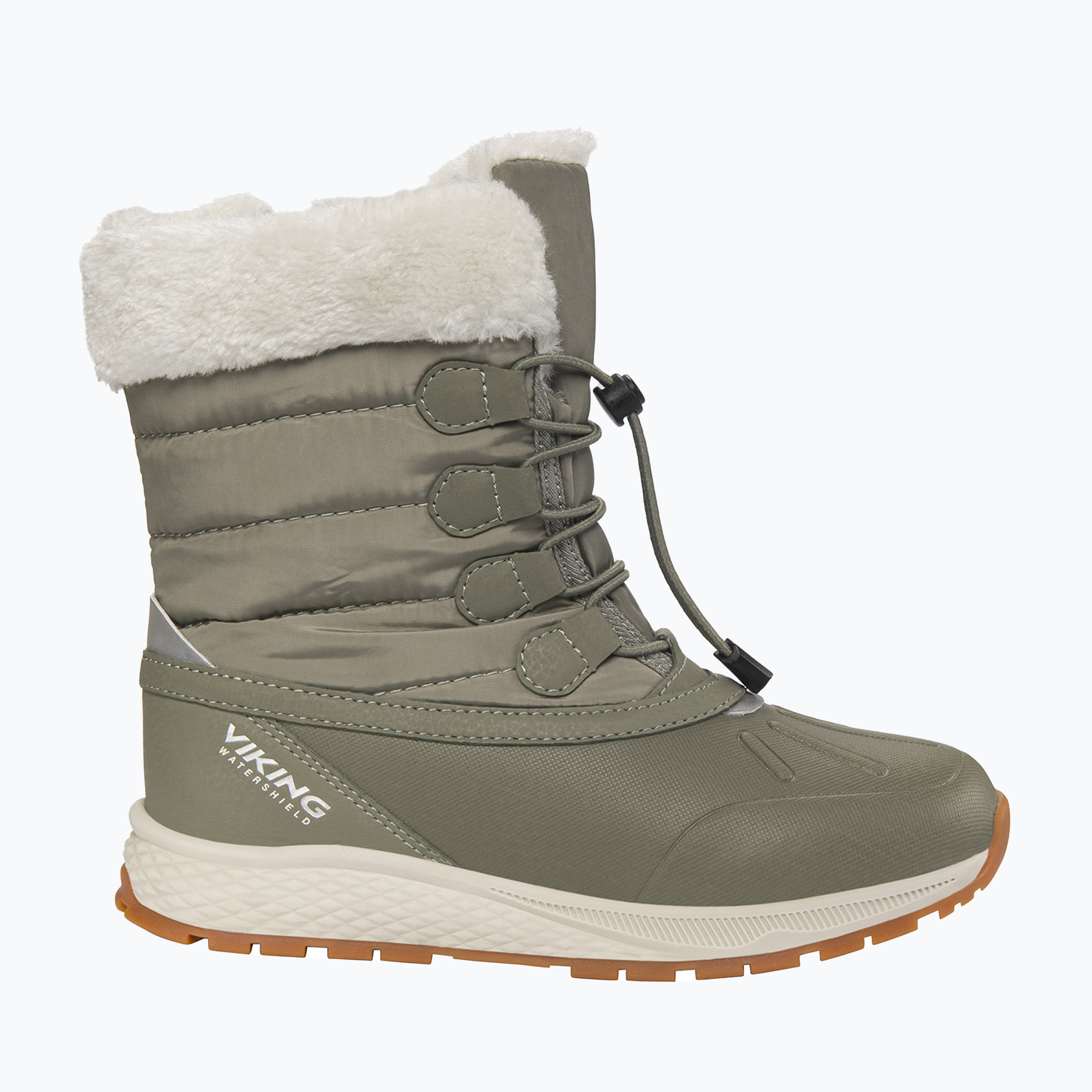 Śniegowce dziecięce Viking Footwear Equip Warm Waterproof Zip olive 