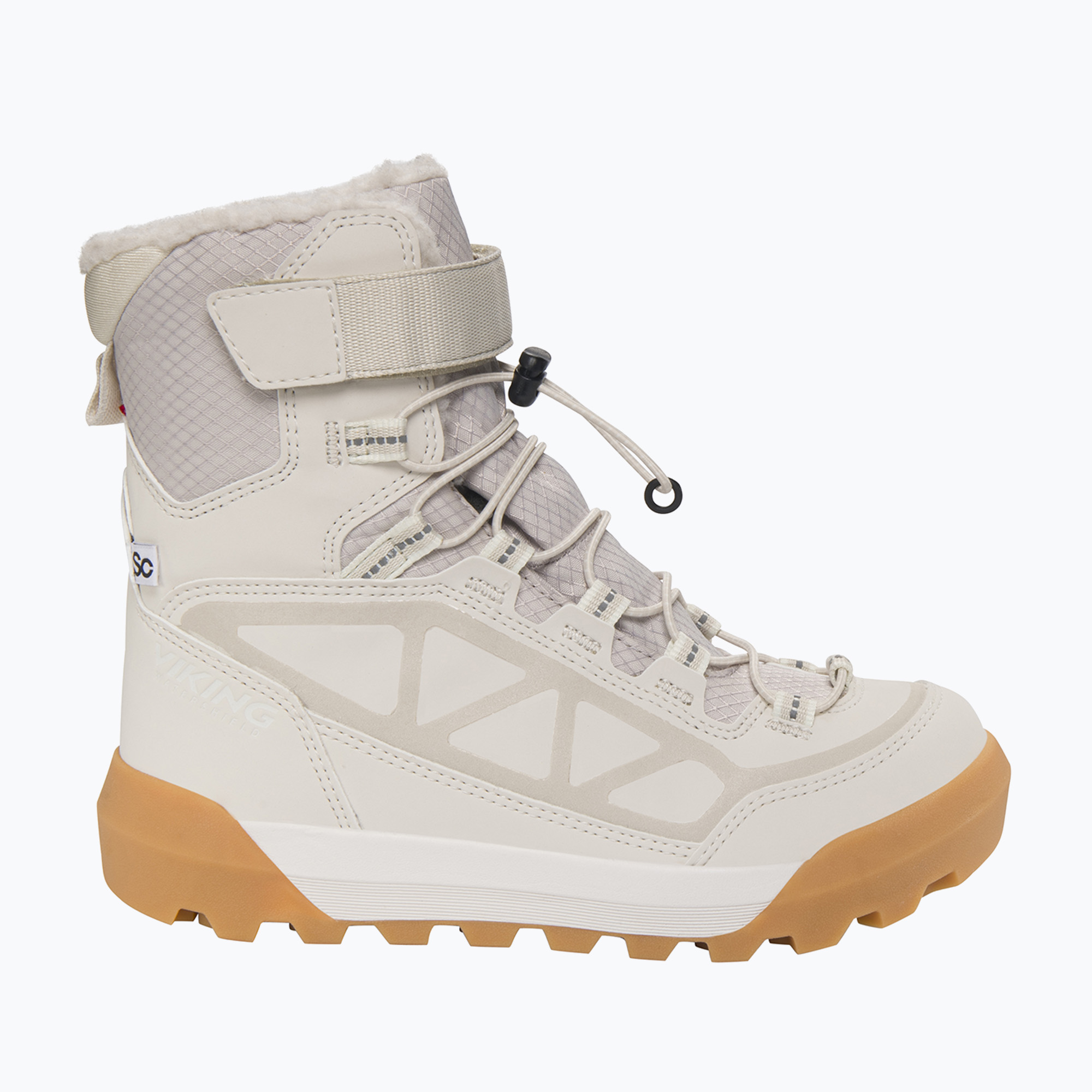 Śniegowce dziecięce Viking Footwear Constrictor Warm SC Waterproof 1V SL cream