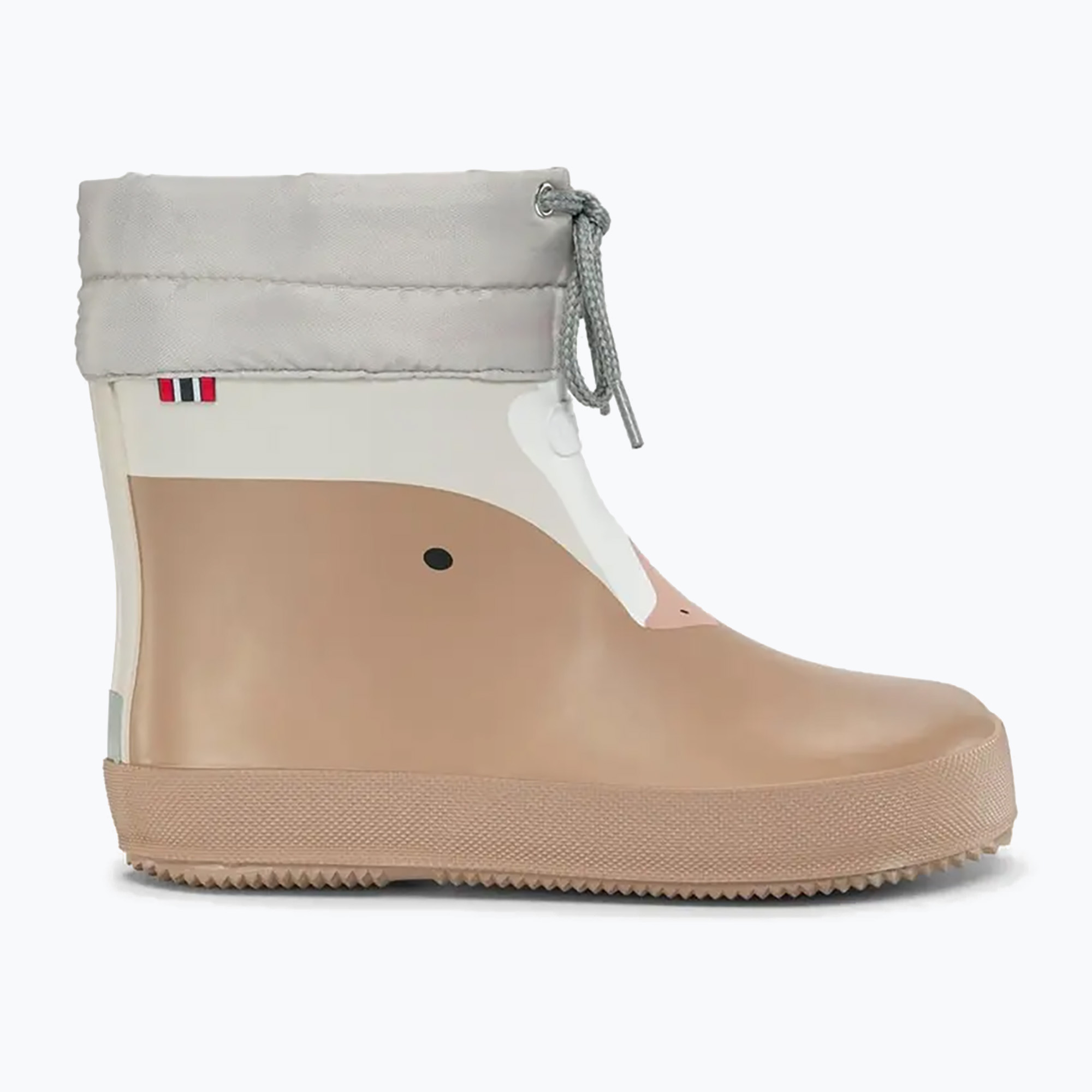 Kalosze dziecięce Viking Alv Barefoot Paw Print beige