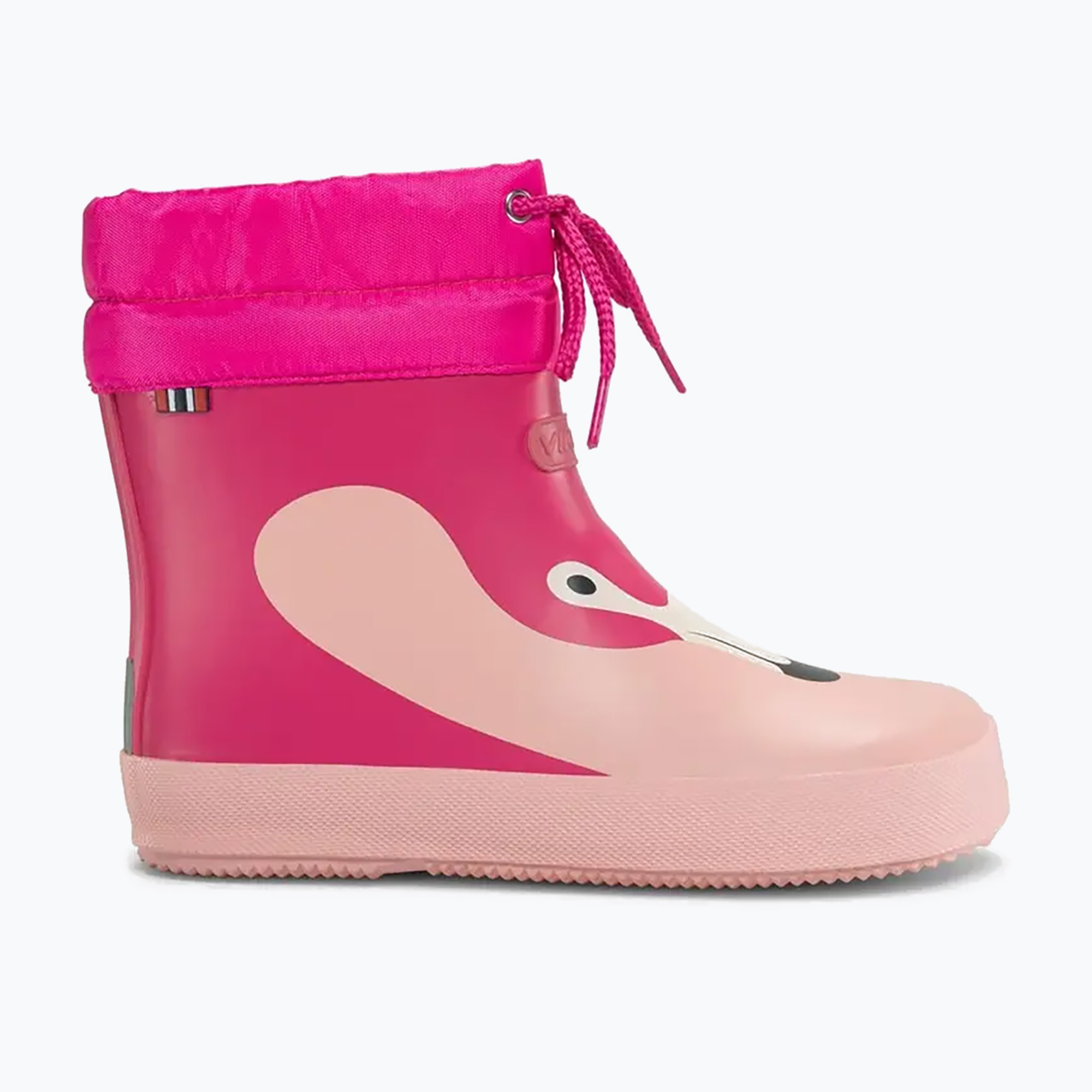 Kalosze dziecięce Viking Alv Barefoot Paw Print light pink/magenta
