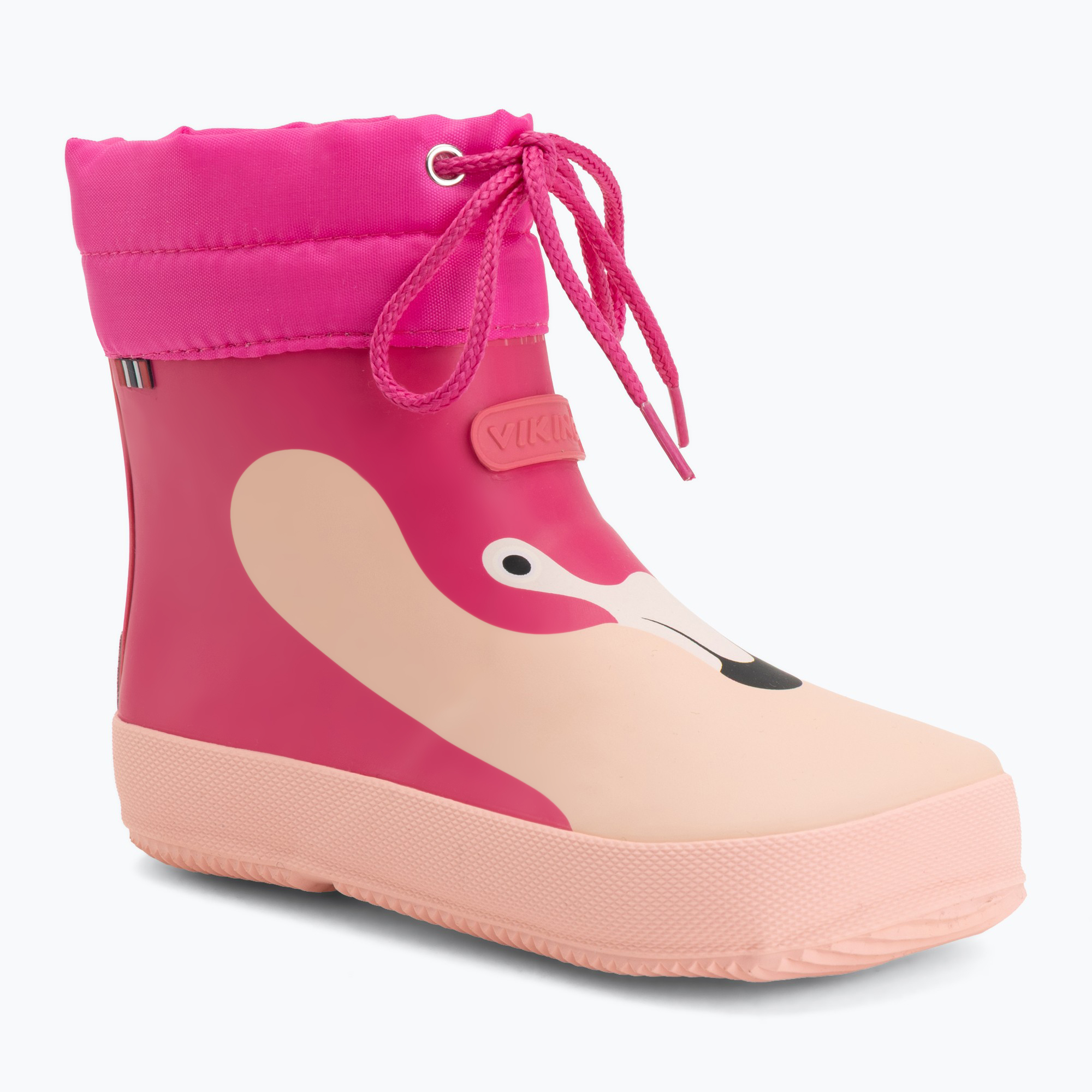 Детски гумени ботуши Viking Alv Barefoot Paw Print light pink/magenta