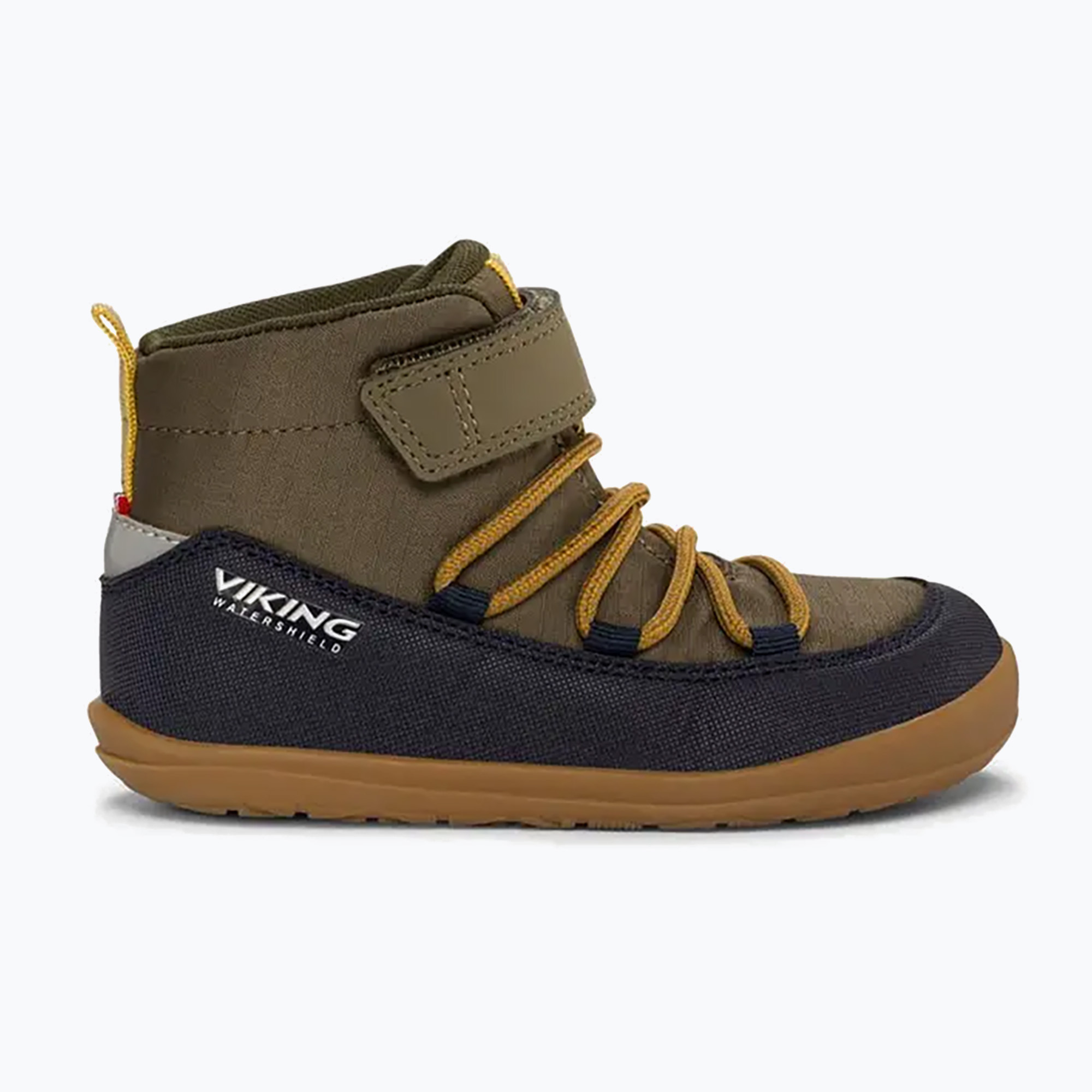 Buty barefoot dziecięce Viking Birch Barefoot Mid 1V Waterproof navy/olive