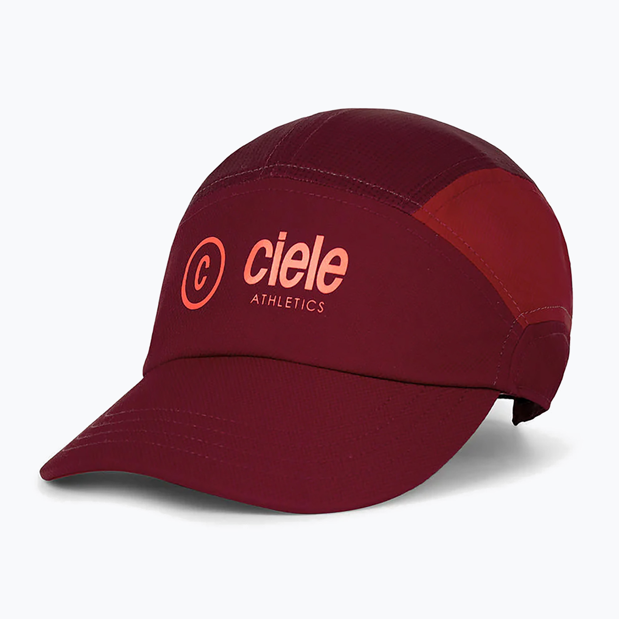 Czapka z daszkiem Ciele Athletics FSTCap SC Classic Cside crimson red/merlot 