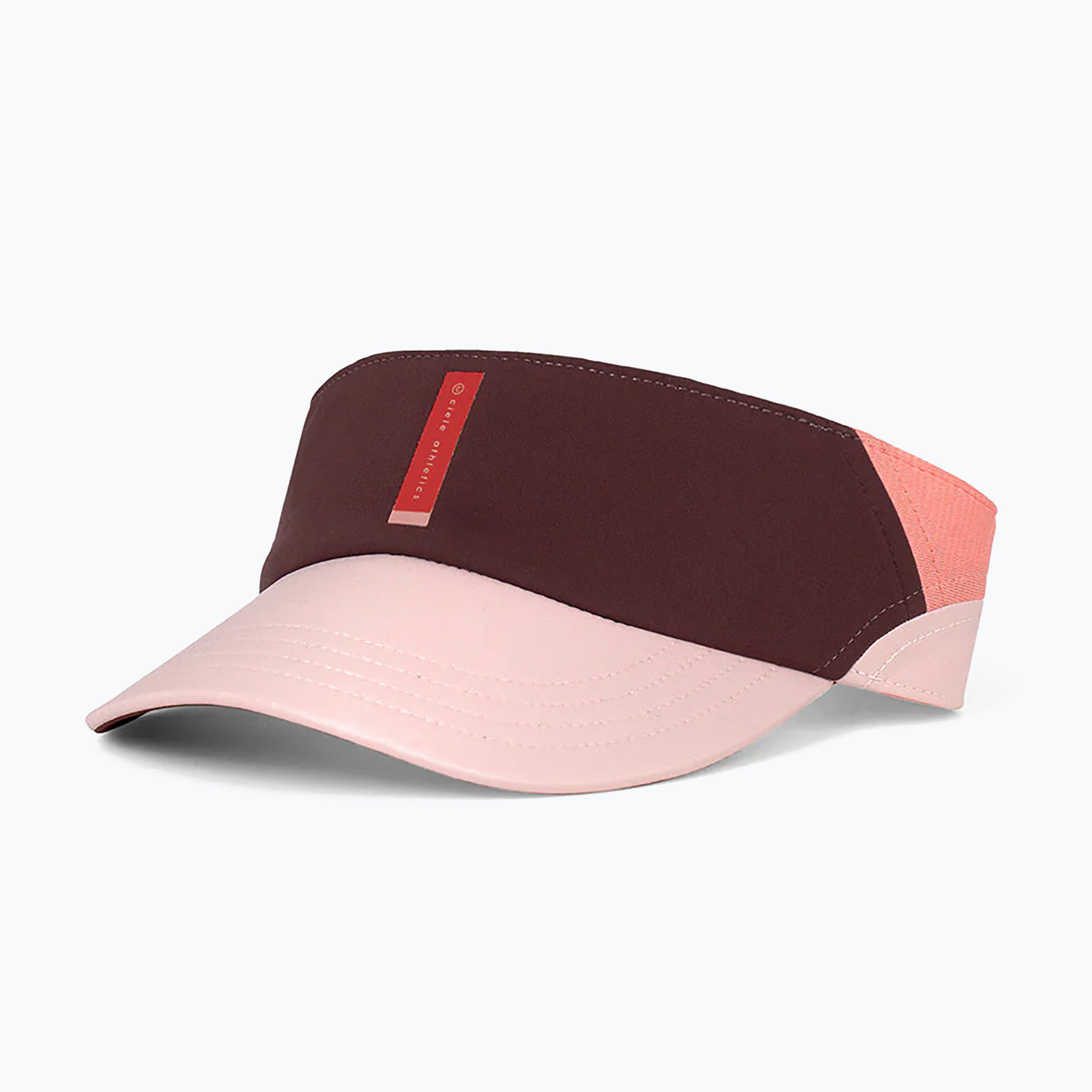 Daszek do biegania Ciele Athletics FSTVisor SC Comp IconicVC dark wine red/blossom 