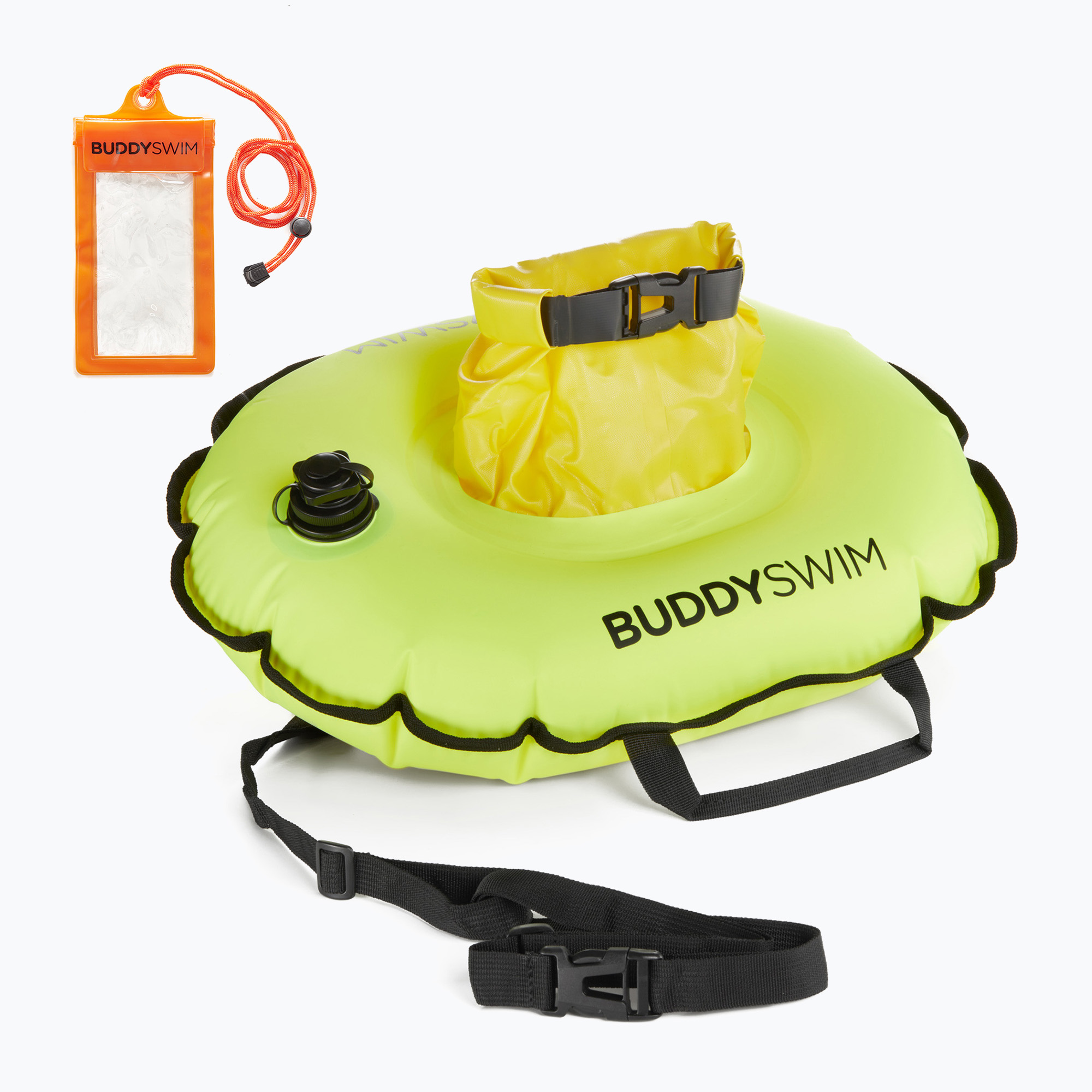 Спасителна буйка BuddySwim Hydrastation 10 l yellow