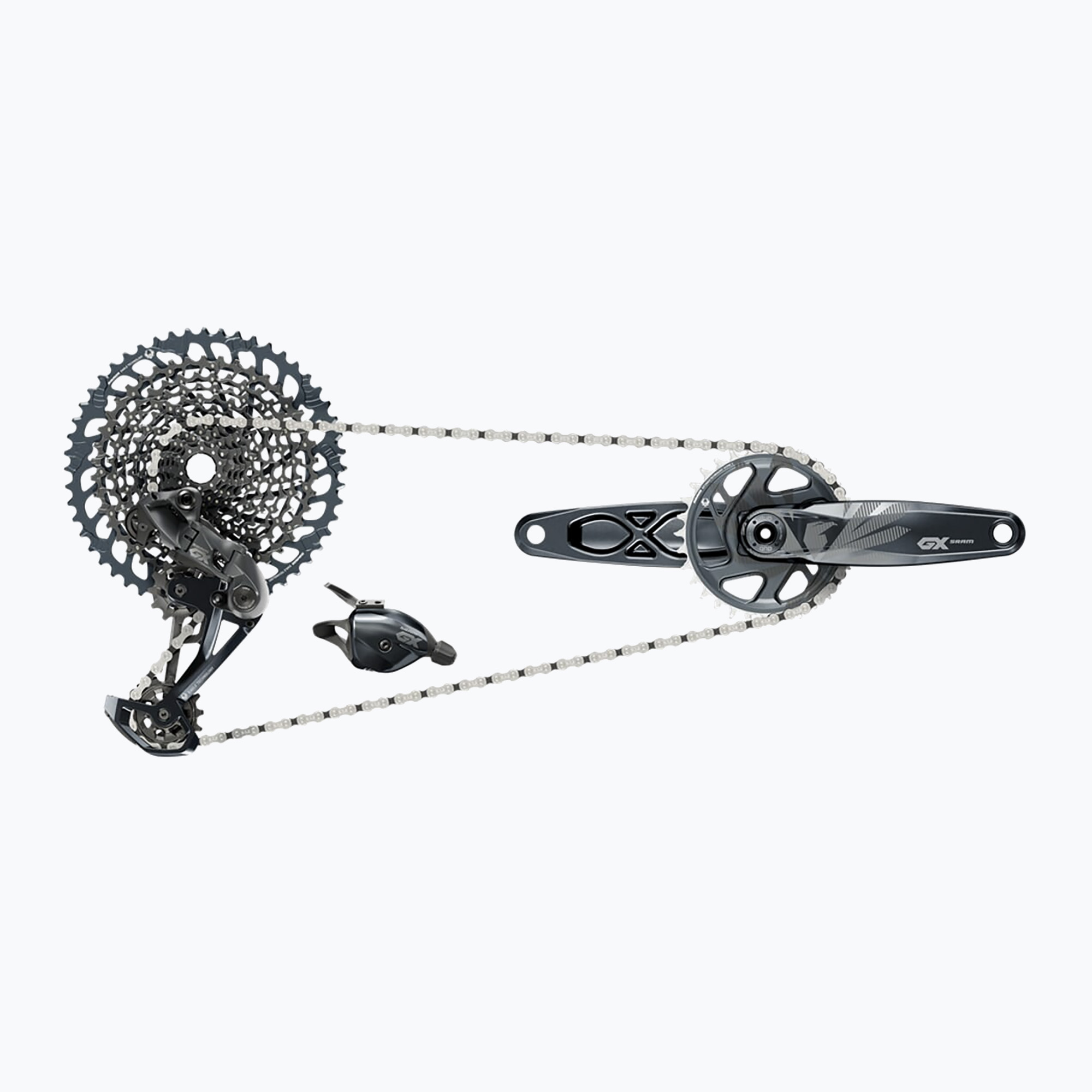 Група аксесоари SRAM AM GX Eagle Dub 170 Lunar black 00.7918.095.002