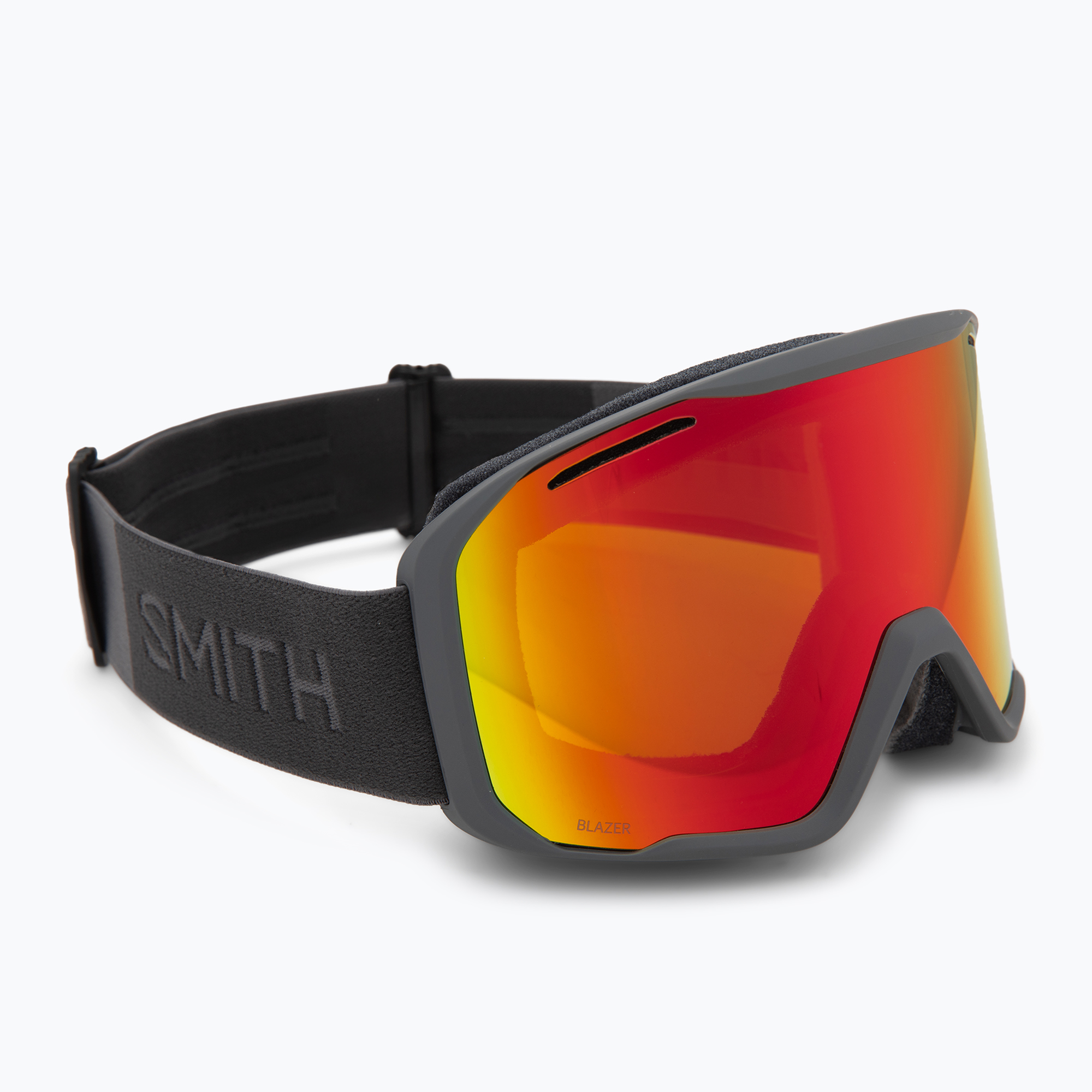 Skibrille Smith Blazer slate/red sol-x mirror