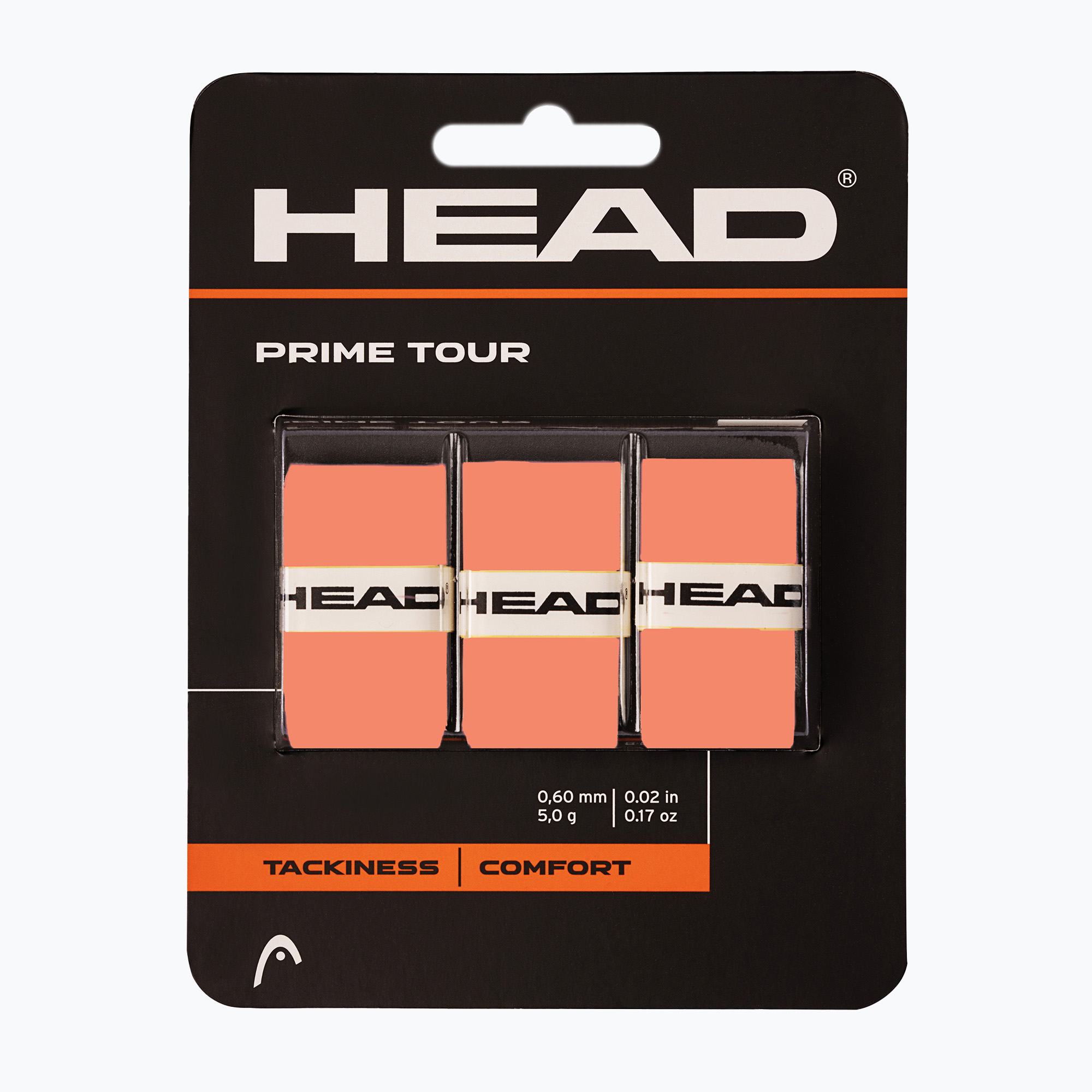 Fasce per racchette da tennis HEAD Prime Tour 3 pezzi salmone (Prime Tour 285621)