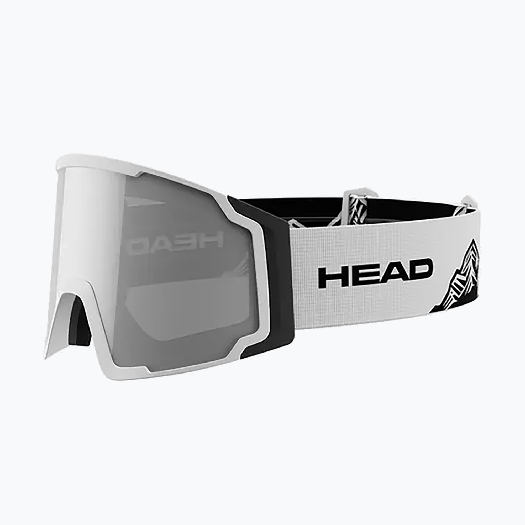 Скиорскa маска HEAD Neves silver/white