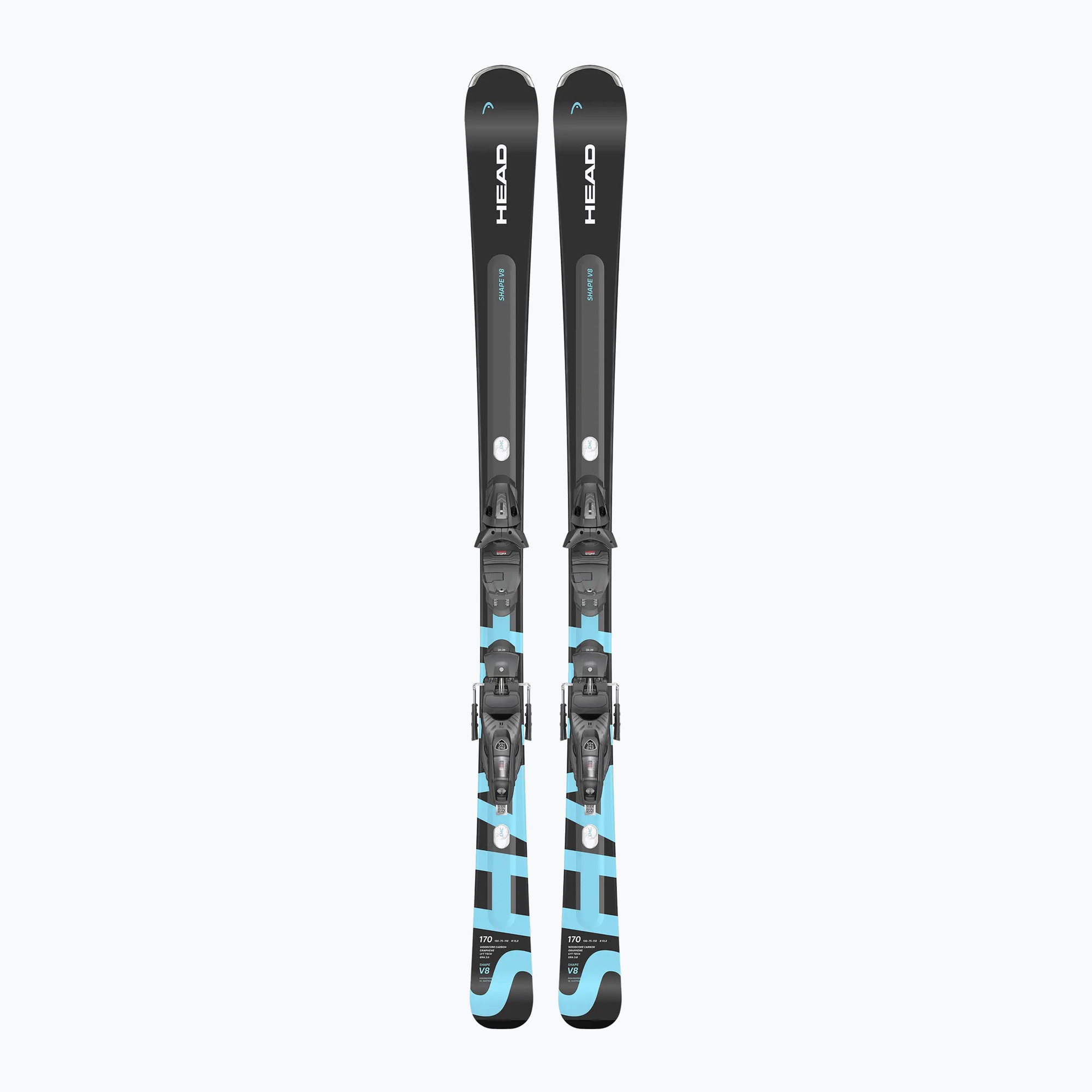 Alpesi síléc HEAD Shape e-V8 SW AMT-PR   PR 11 GW kötések anthracite/blue (Shape e-V8 SW AMT-PR   PR 11 GW 315225/100942)