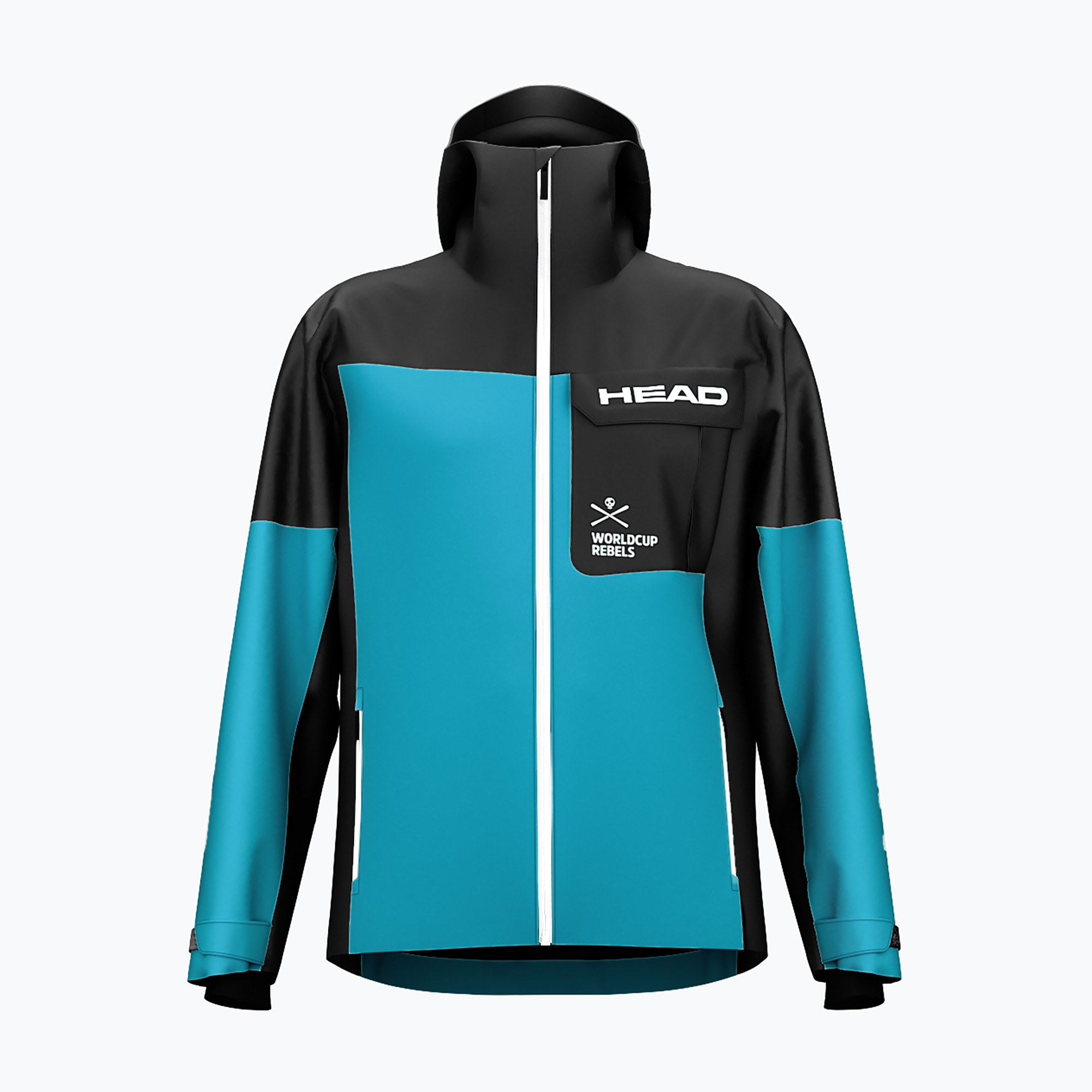 Мъжко скиорско яке HEAD Race Nova black/blue