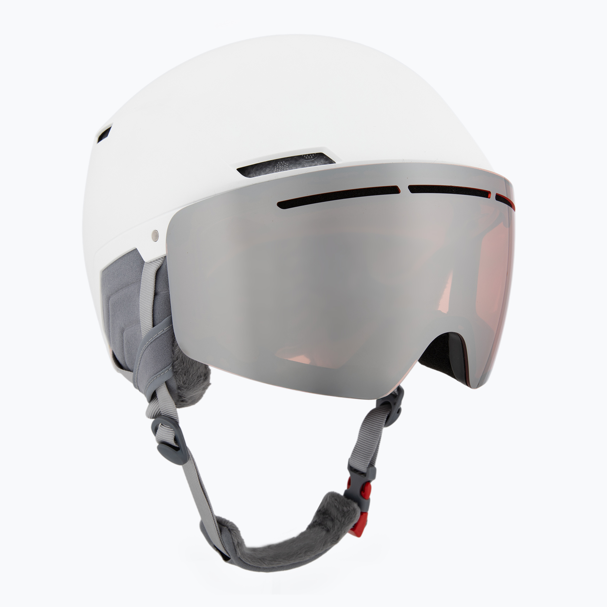 Дамска ски каска HEAD Cinema Pro W white/silver red