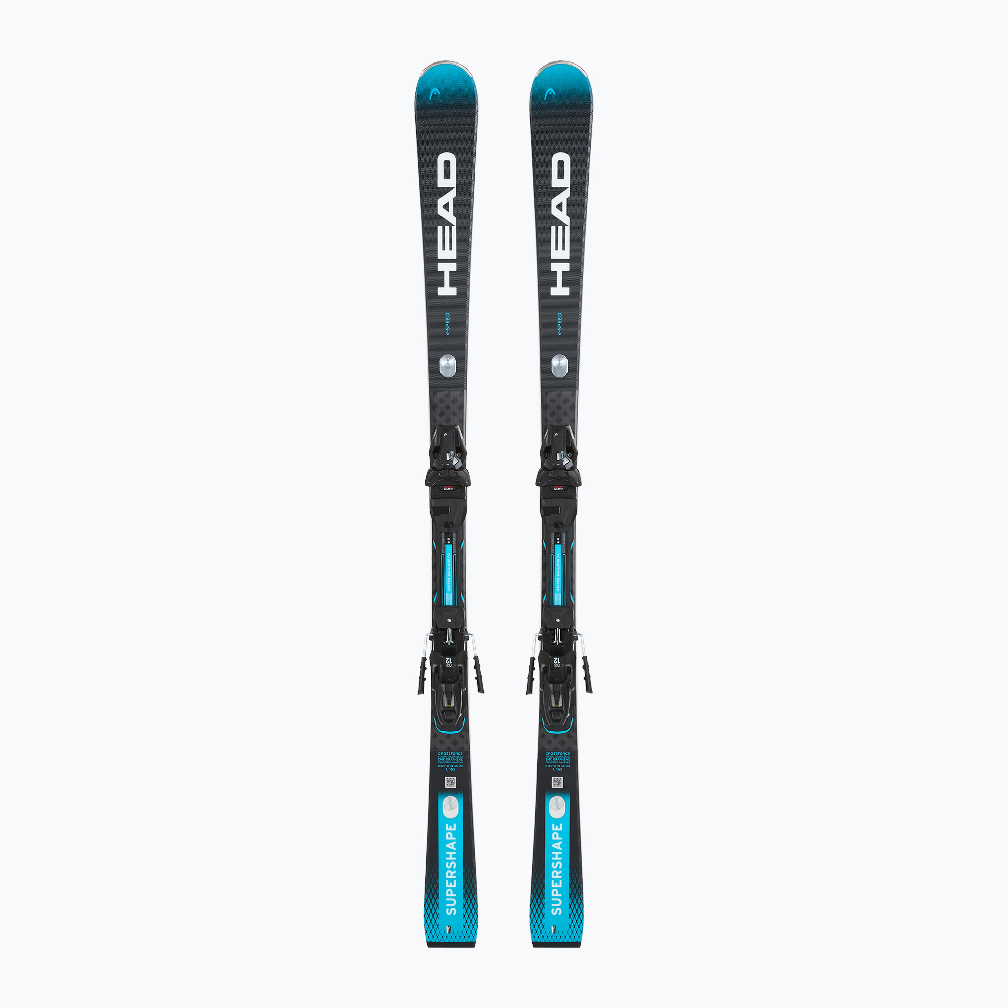 Zjazdové lyže HEAD Supershape e-Speed SW BB-PR + viazanie PRD 12 GW black/blue (Supershape e-Speed SW BB-PR + PRD 12 GW 313324/100941)