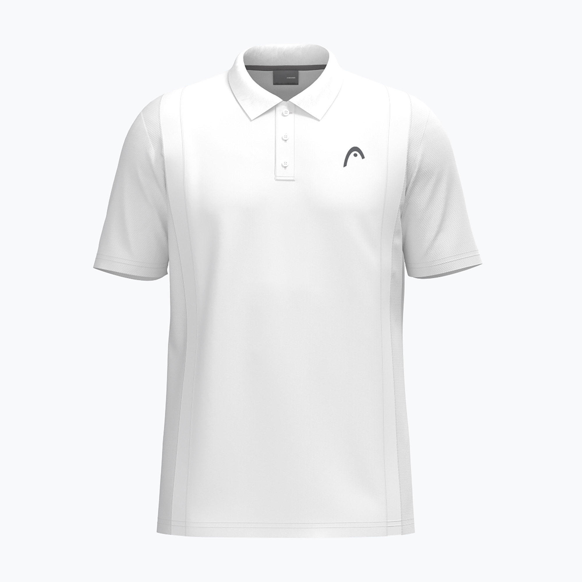 Koszulka tenisowa polo męska HEAD Club 25 Tech Polo white 