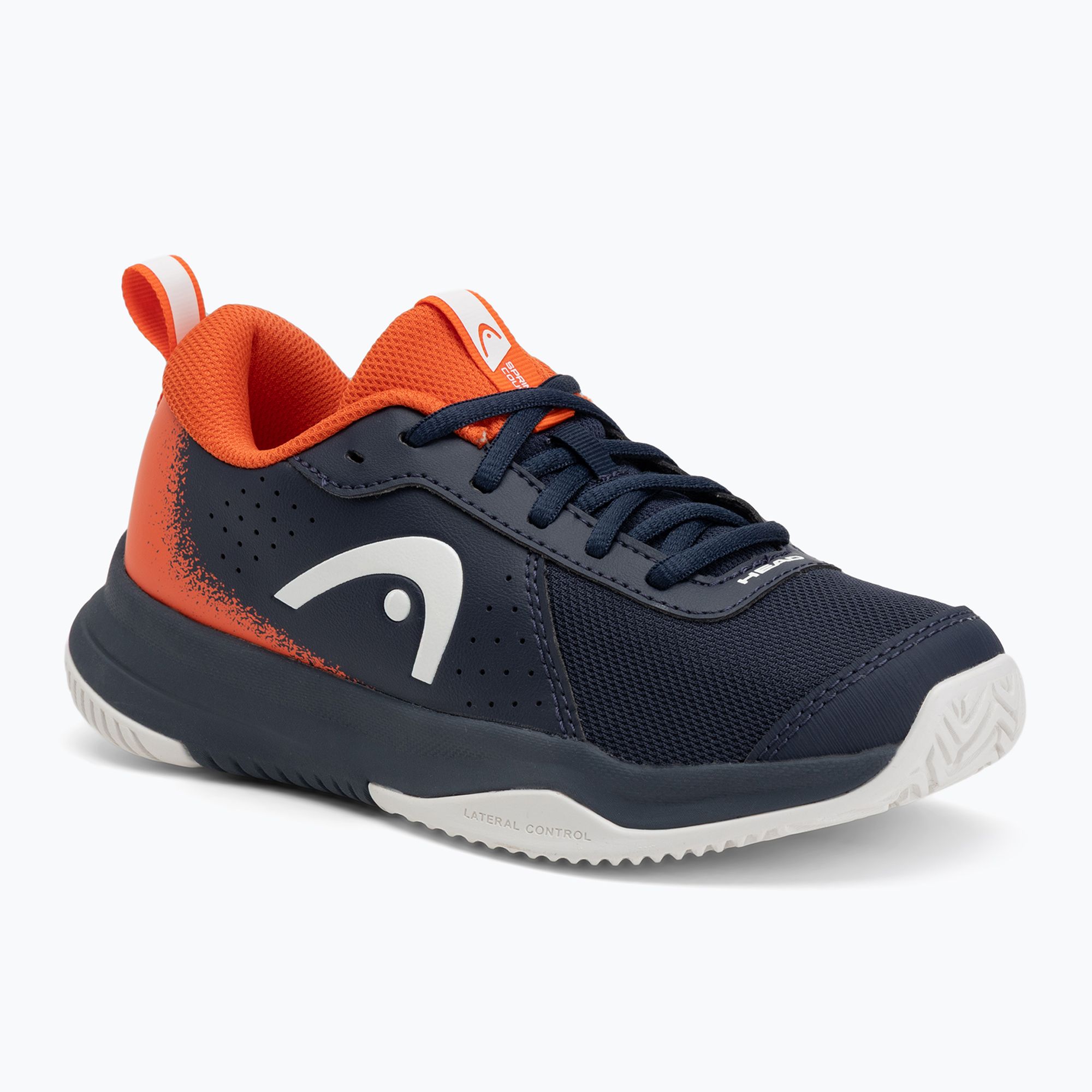 Buty do tenisa dziecięce HEAD Sprint Court 4.0 dark blue/ red 